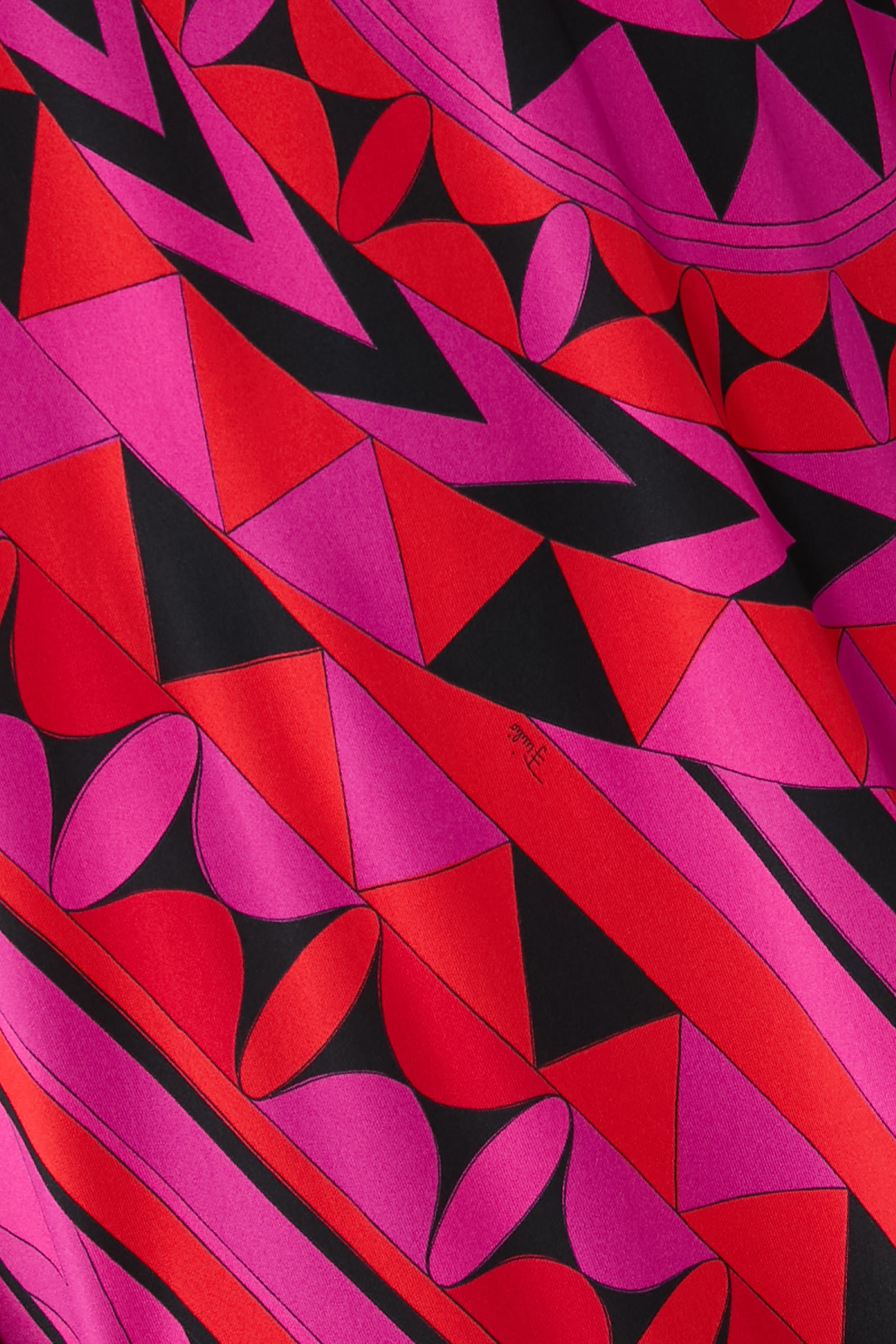 Manuba Print Long-Sleeved Dress