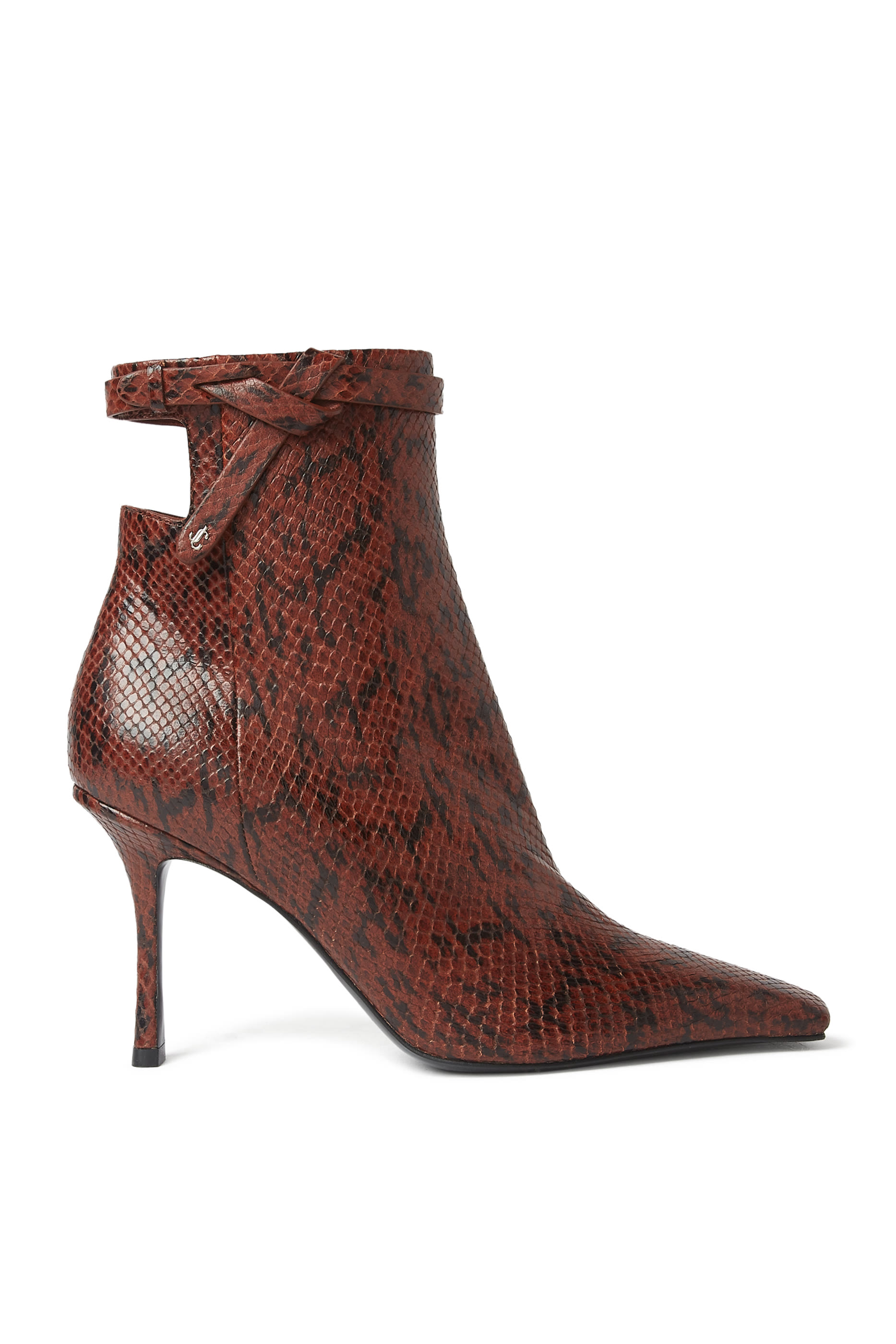 Camie 85 Snake-Print Leather Boots