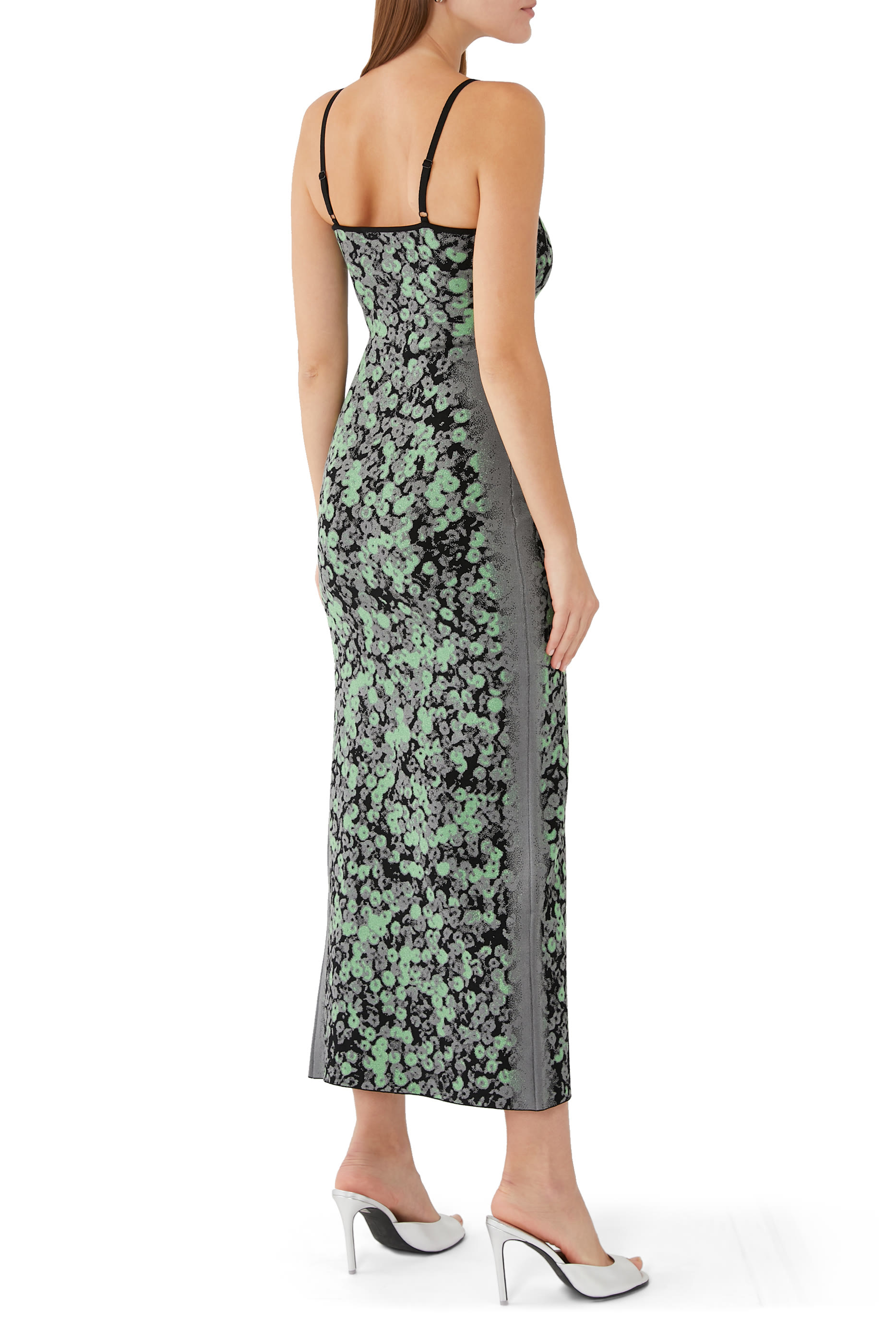 Heather Sequin Print Maxi Tank Dress
