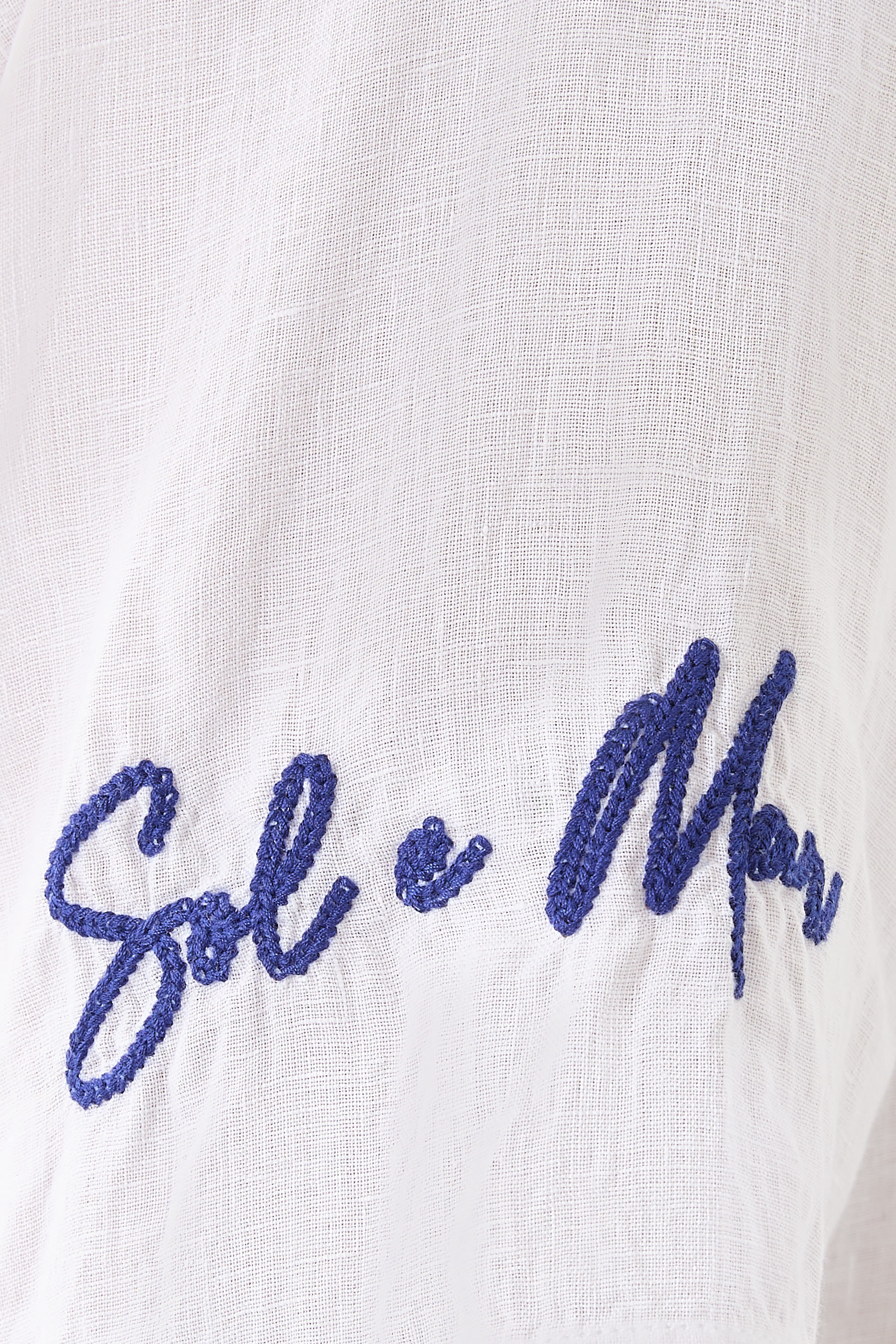 Alves Embroidered Linen Shirt