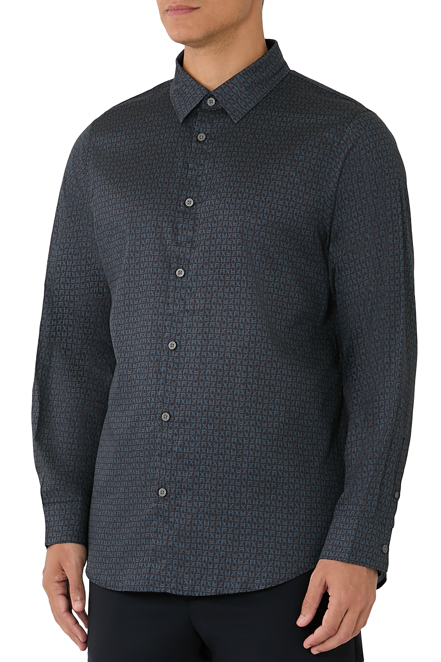 Logo Pattern Shirt