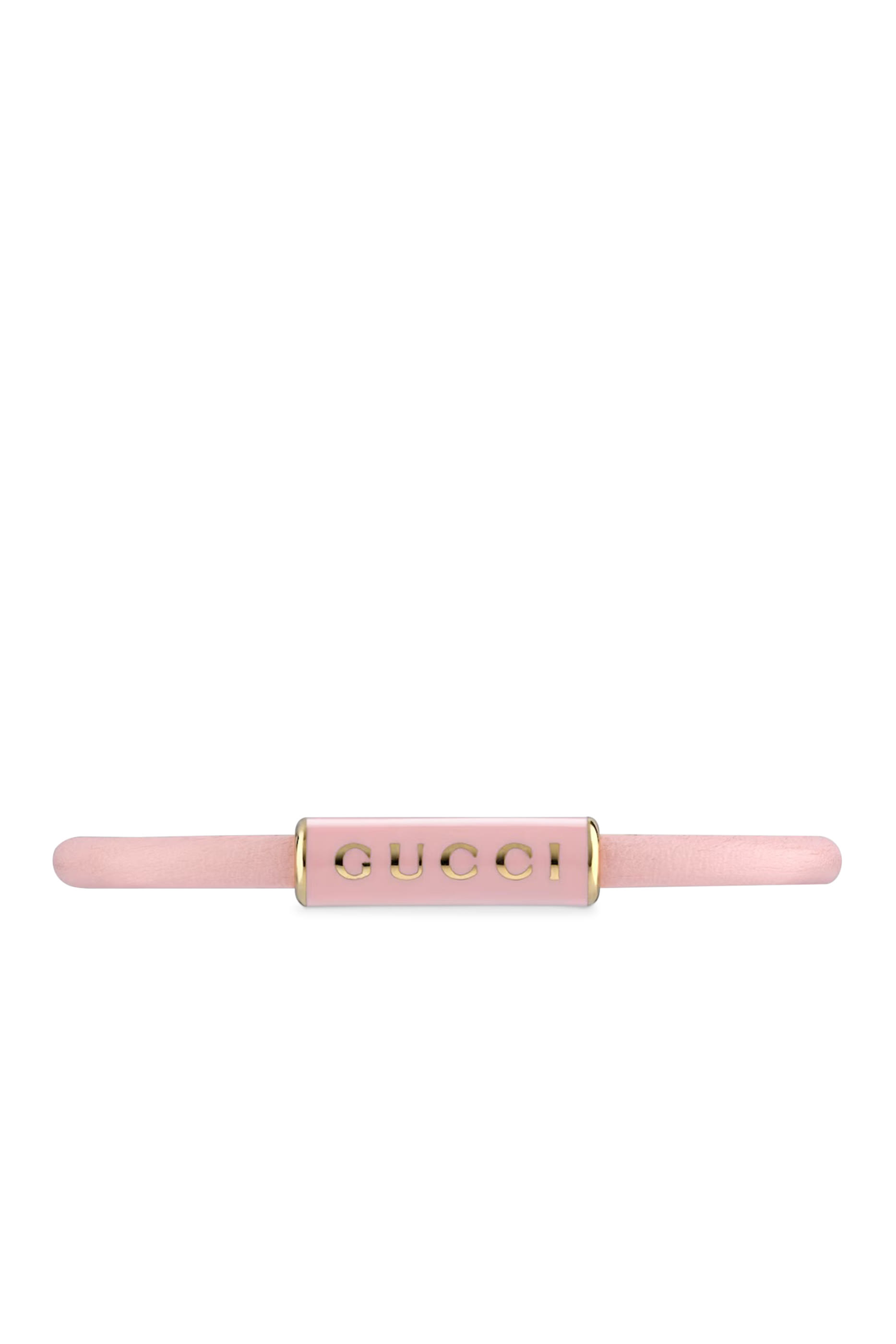 Logo Leather Bracelet
