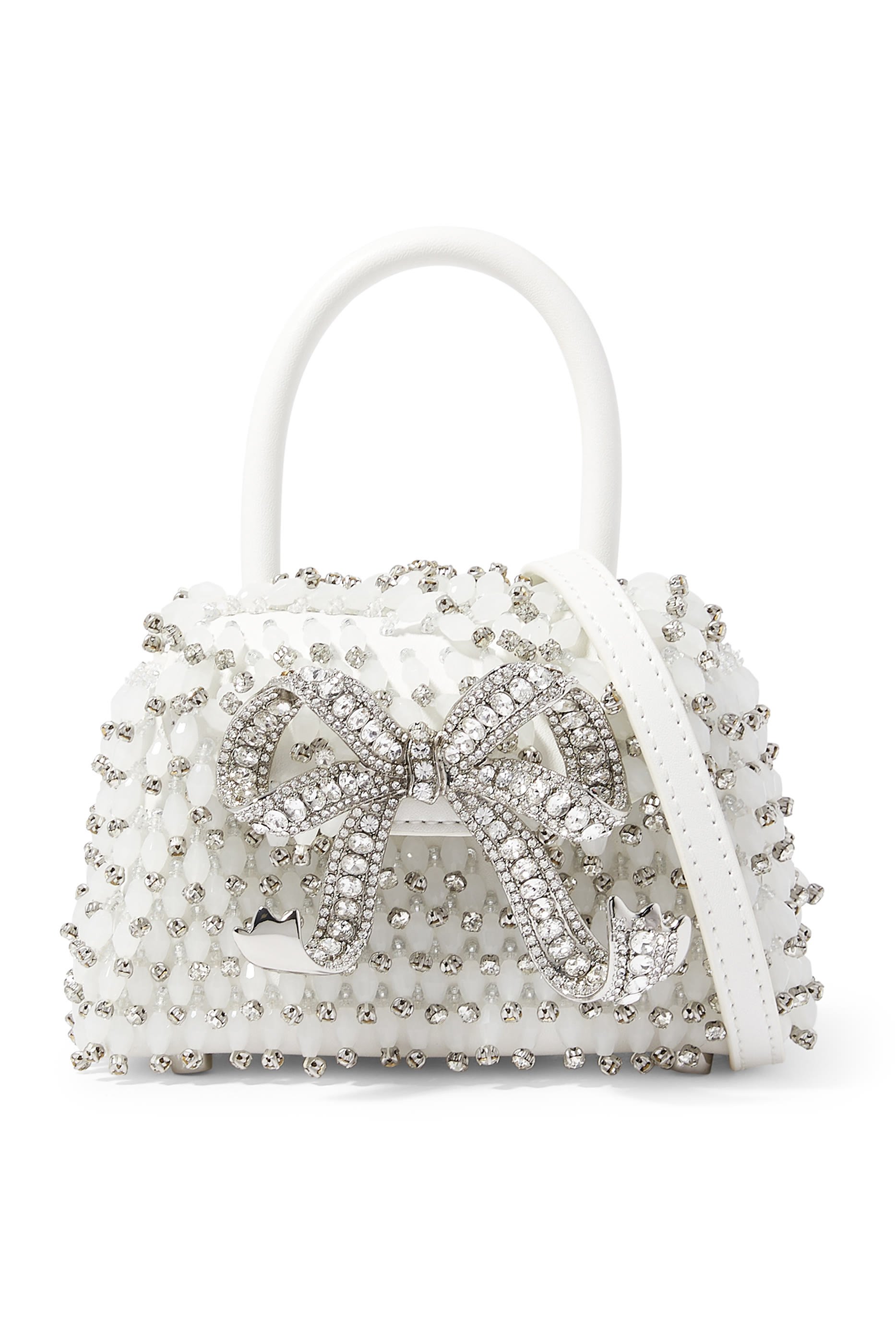 Embellished Micro Bow Bag