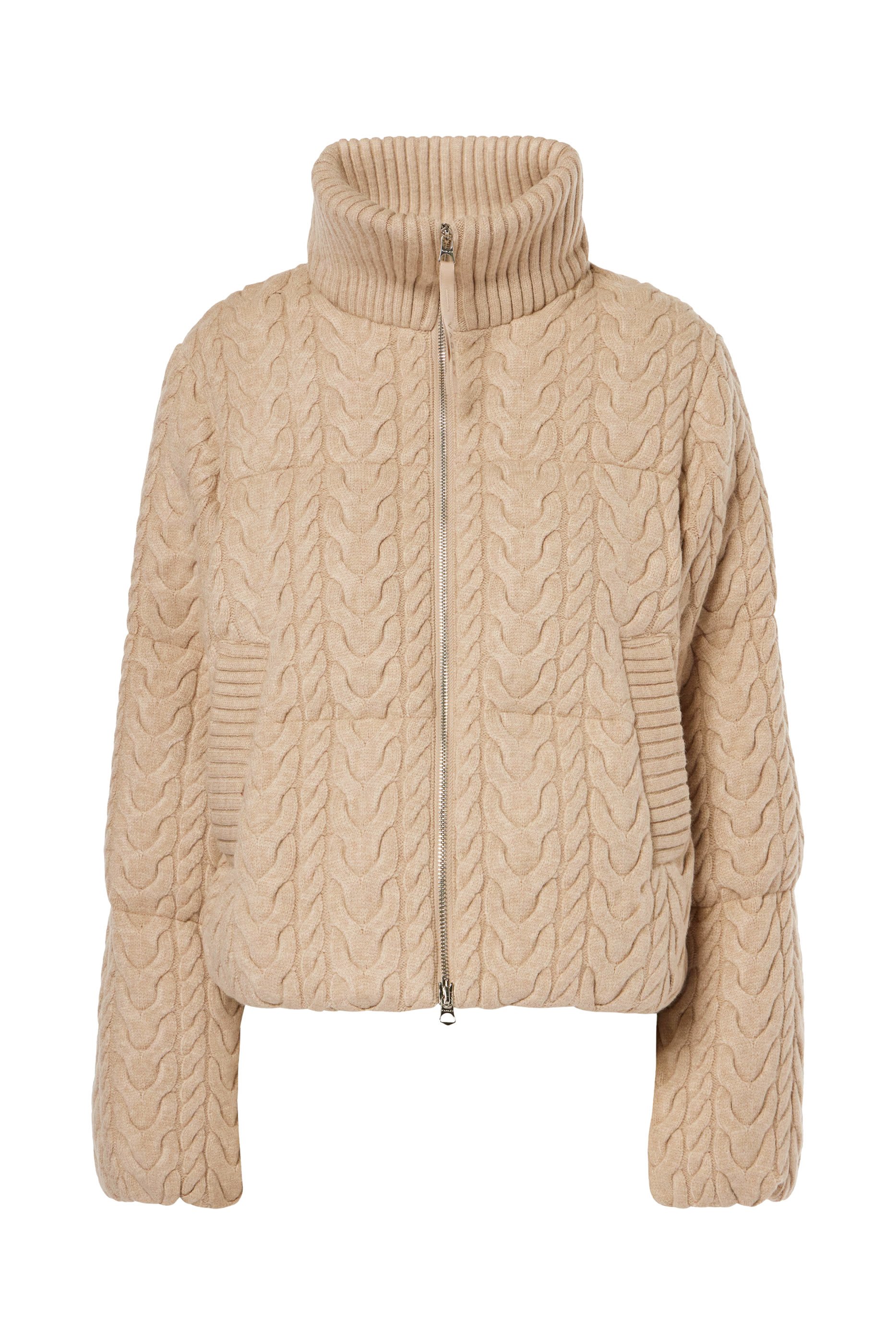 Reggie Cable Knit Puffer