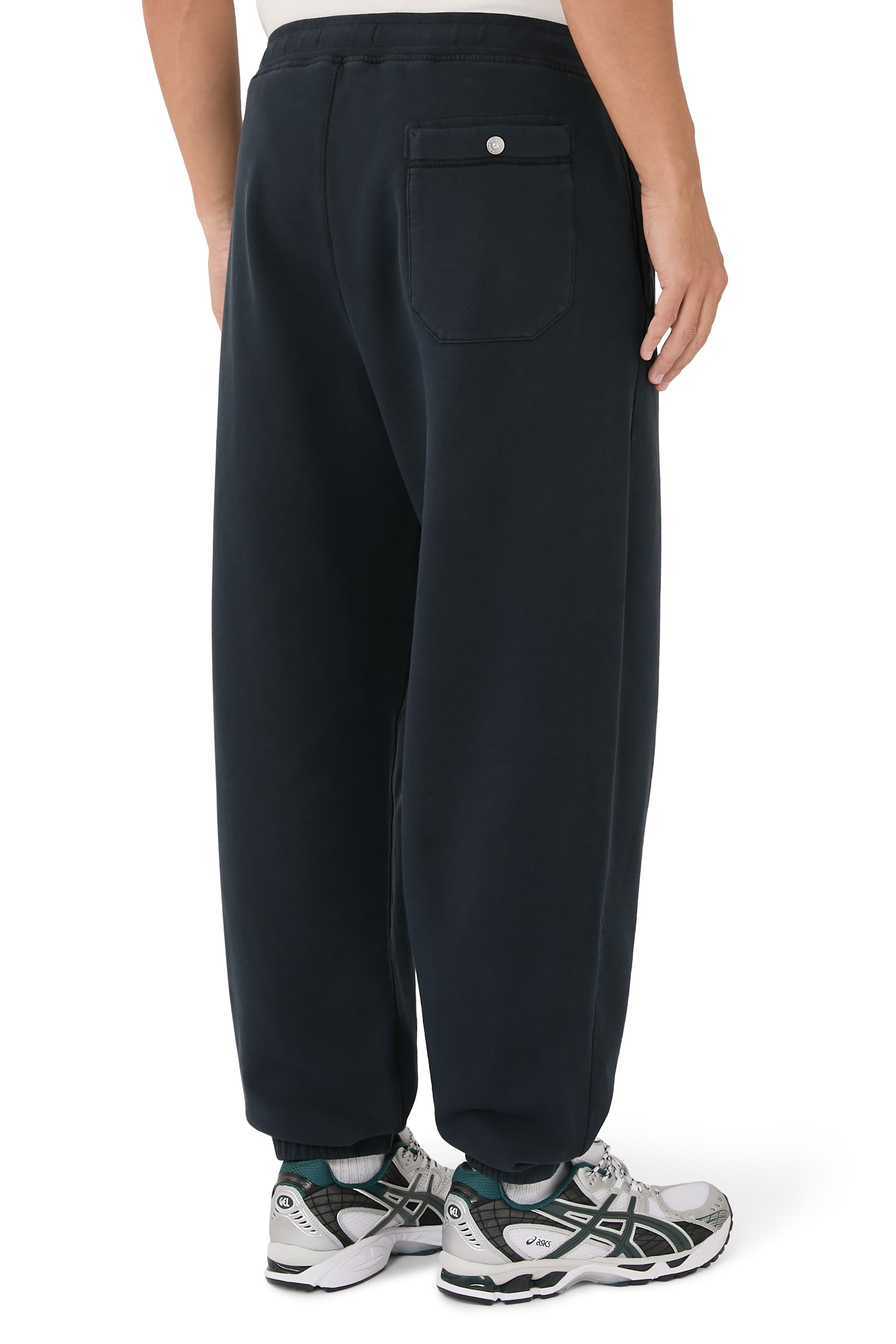 Brushed Organic Cotton Fleece Logo Sweatpants