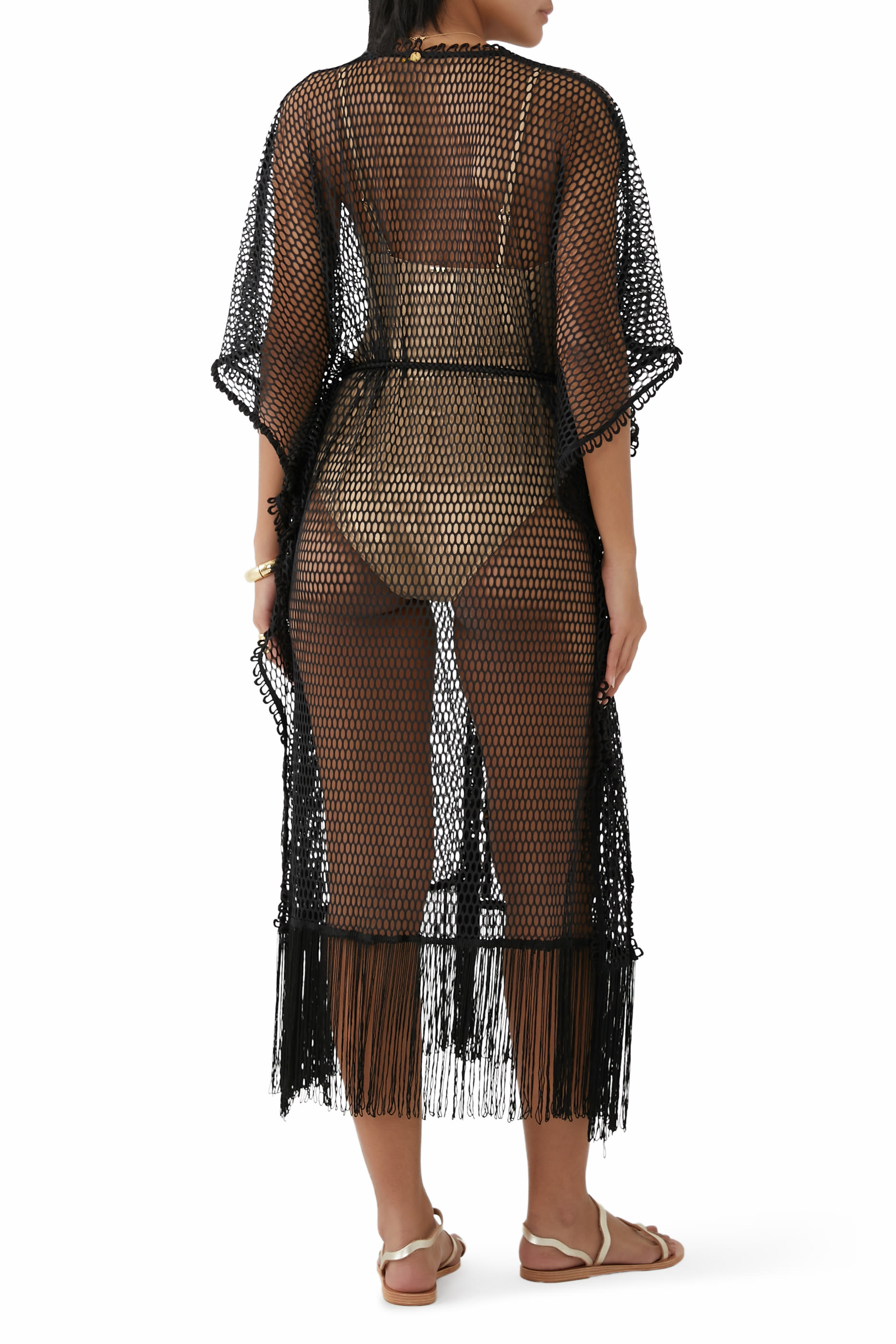 Rosa Mesh Kaftan