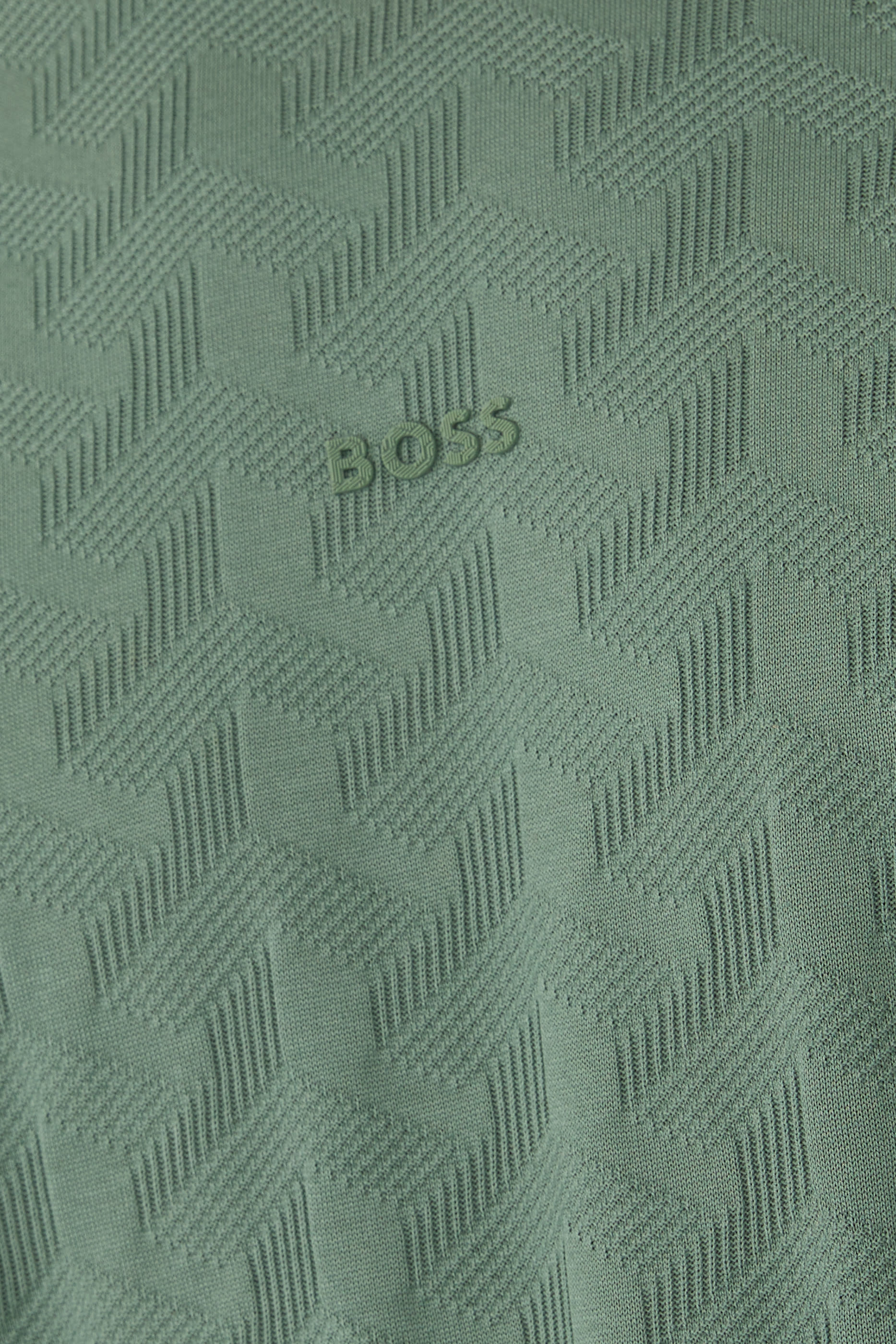 Cotton T-Shirt with Jacquard Pattern