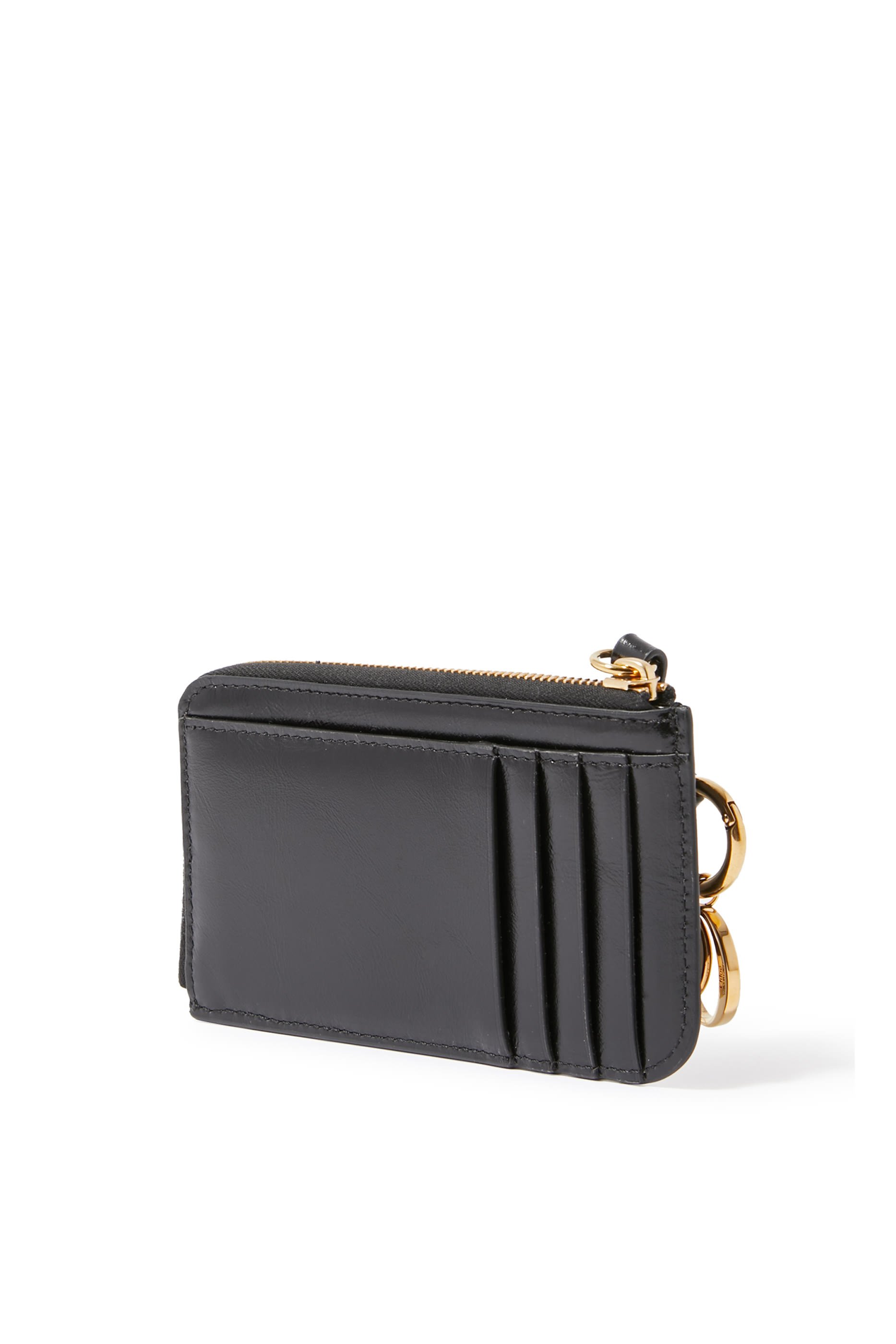 Alphabet Grained Leather Purse