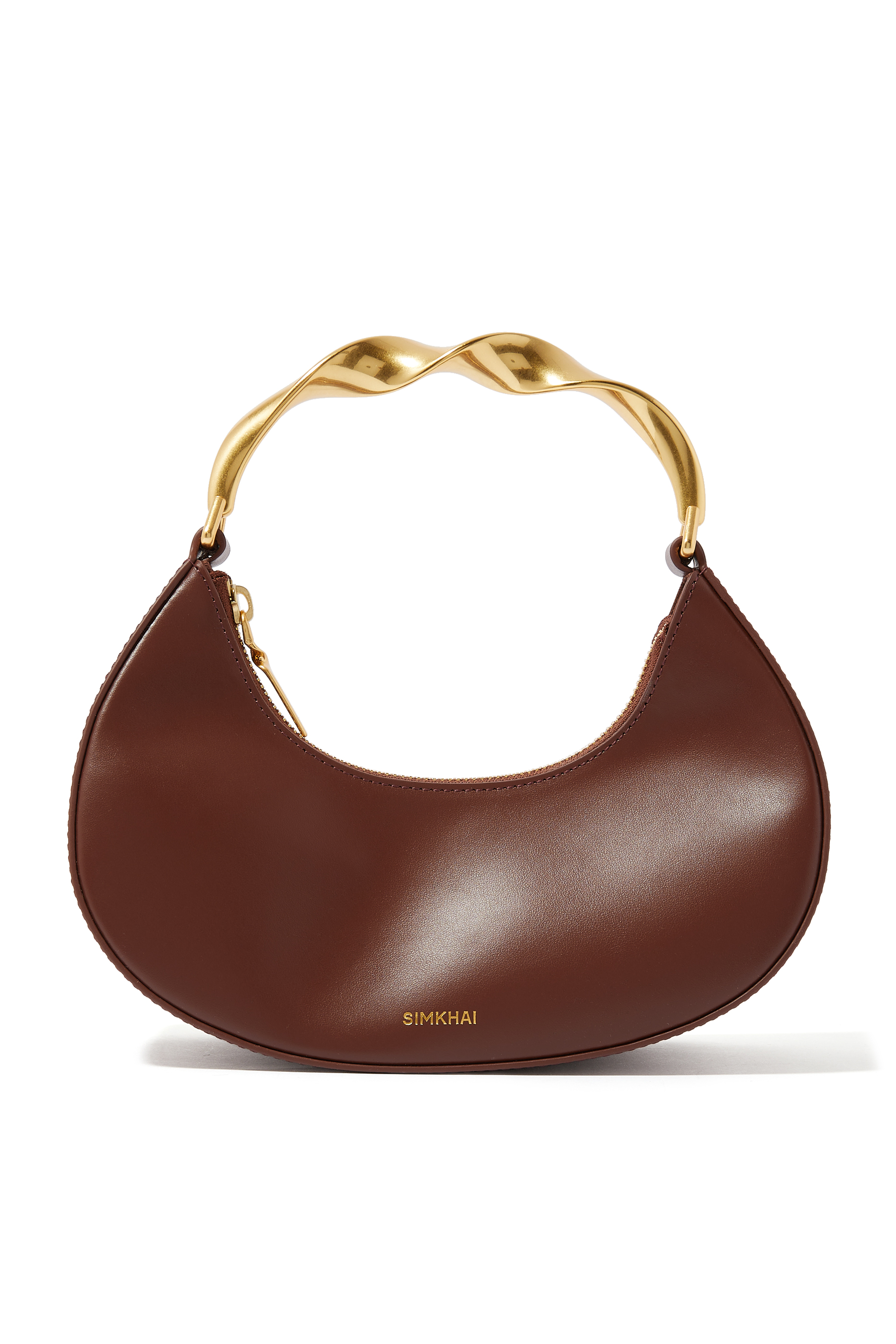 Nixi Twist Handle Hobo Bag