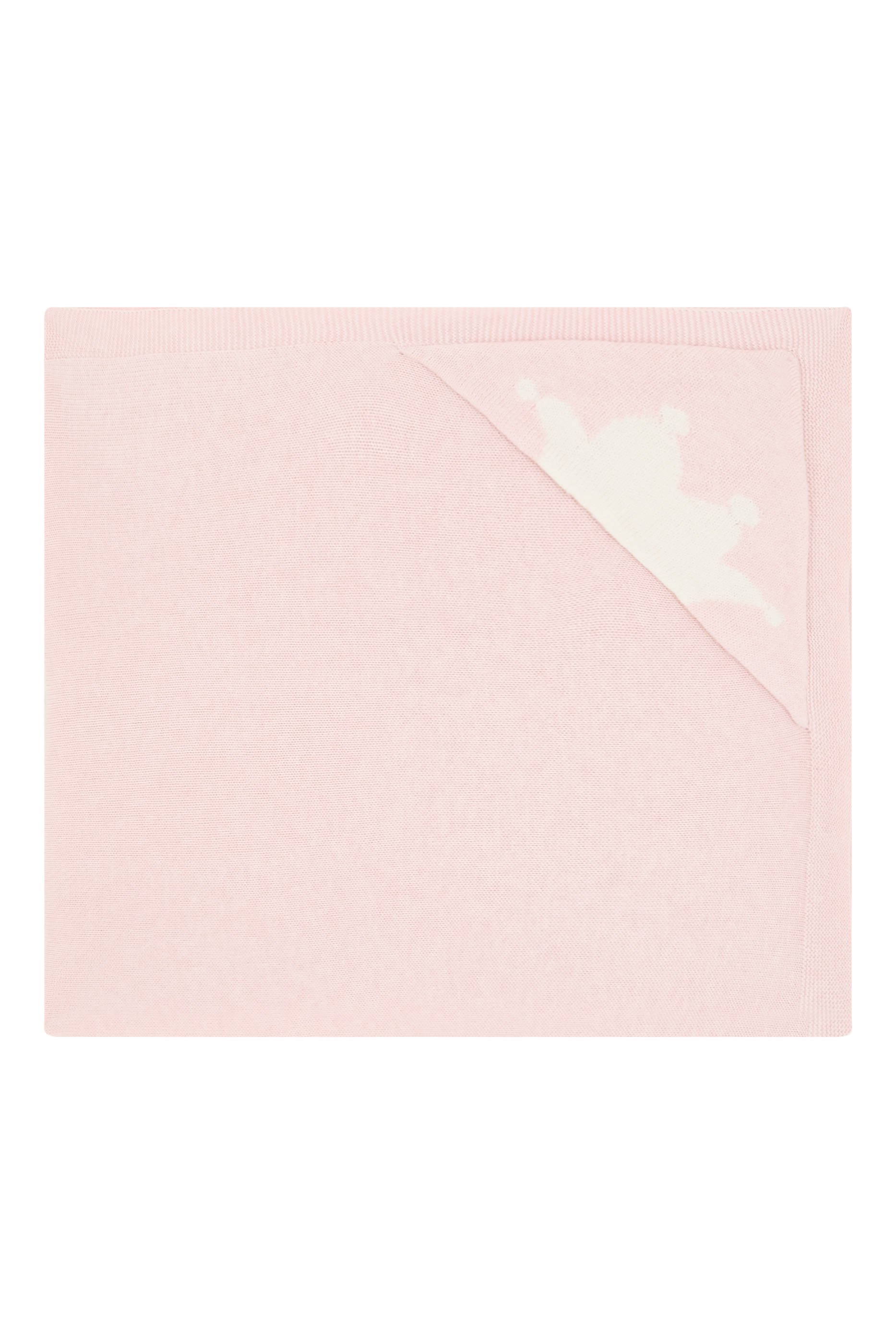 Kids  Knitted Crown Blanket