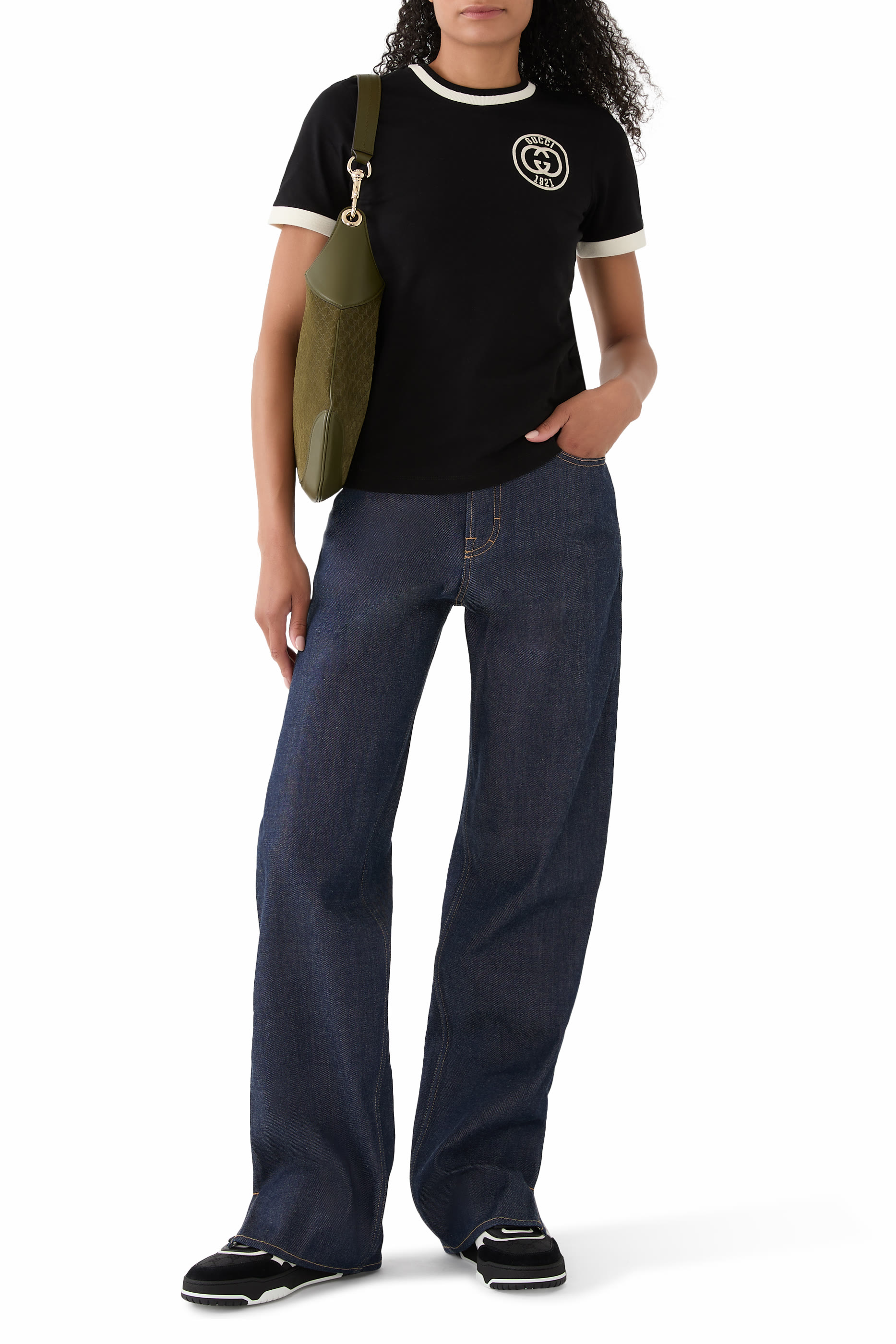 Boyfriend Fit Denim Pants