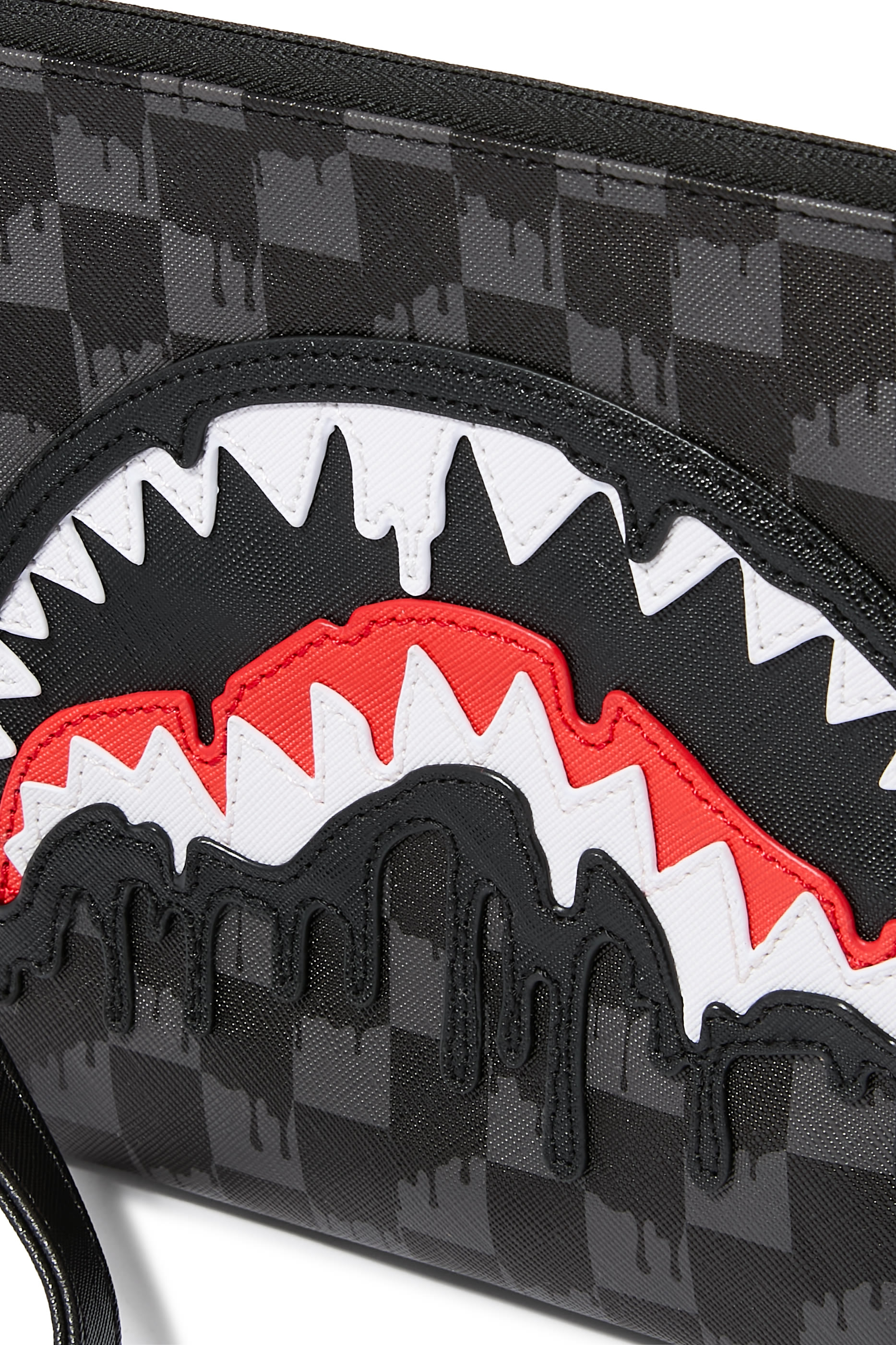 Kids Dripping Sharks in Paris Crossover Clutch