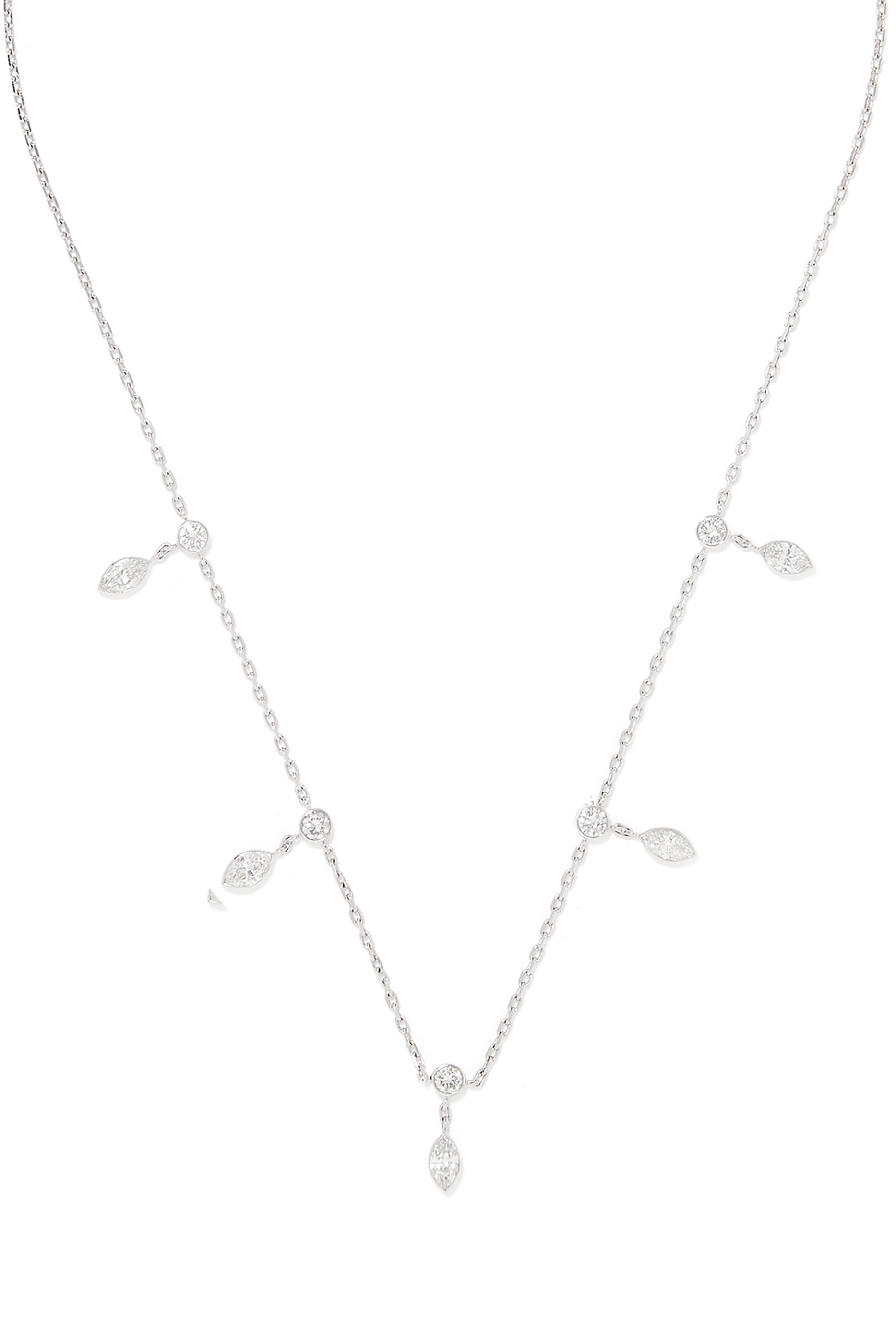 Sparkle Choker, 18k White Gold & Diamonds