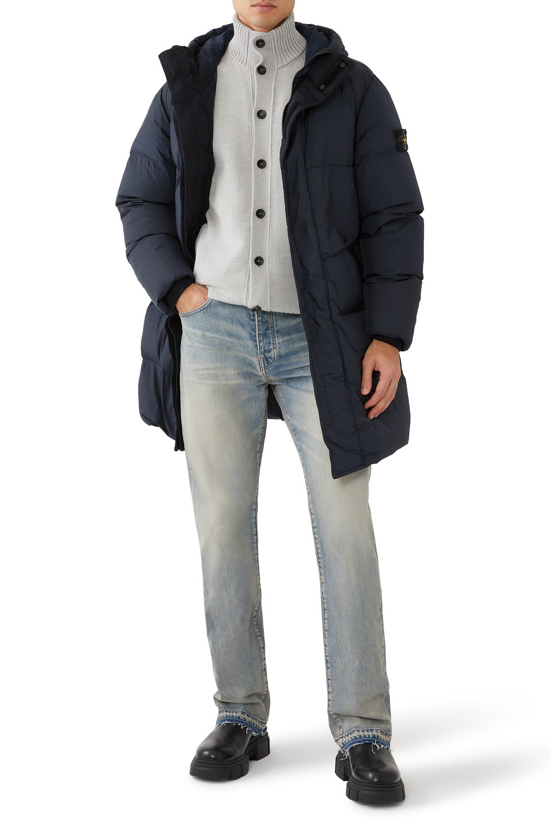 Garment Dyed Nylon Down Parka