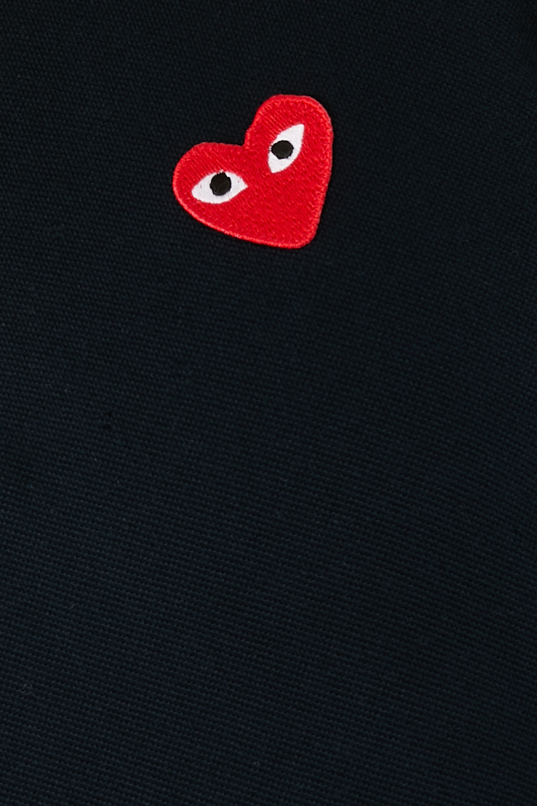 Heart-Patch Polo Shirt