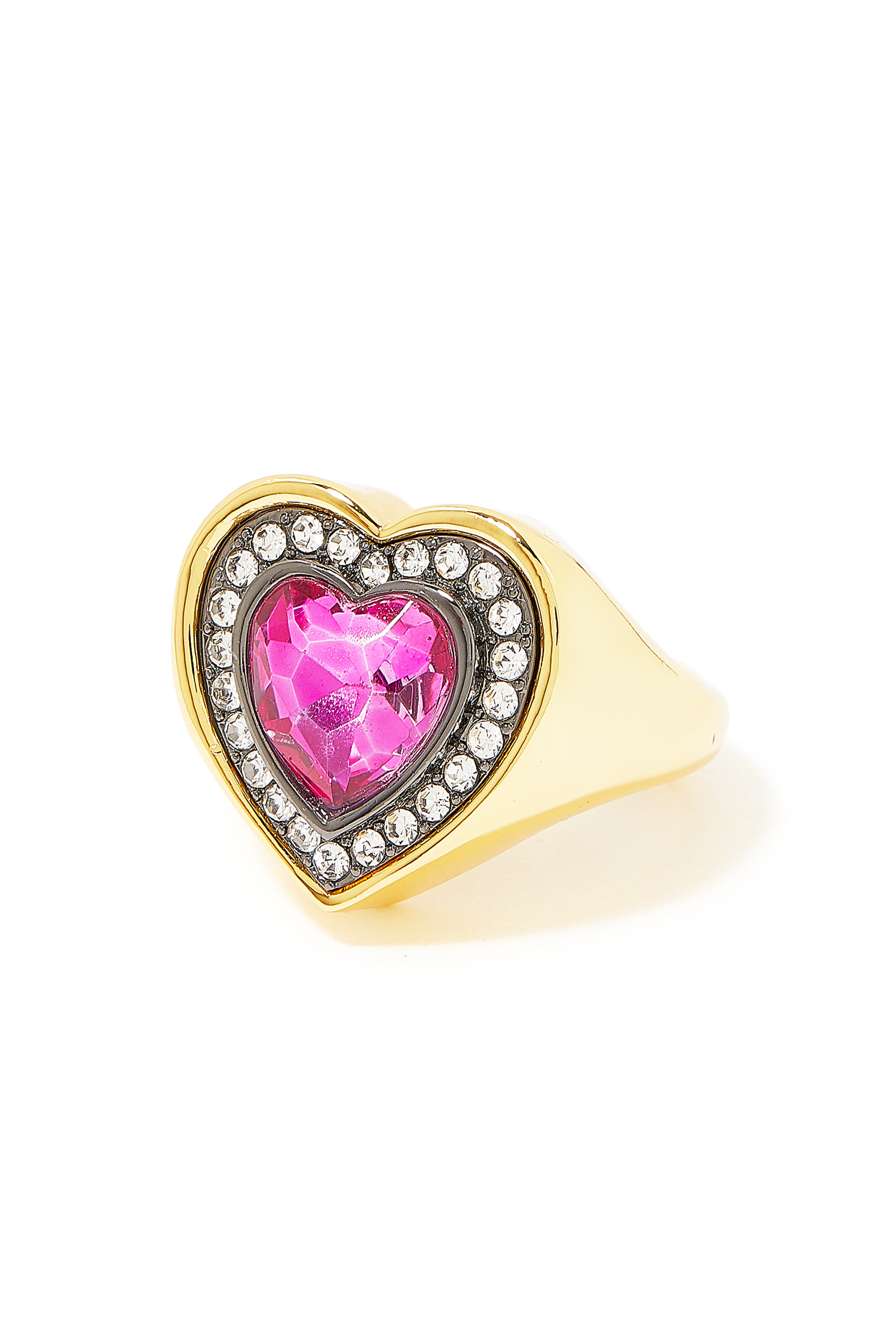 Crystal Heart Ring