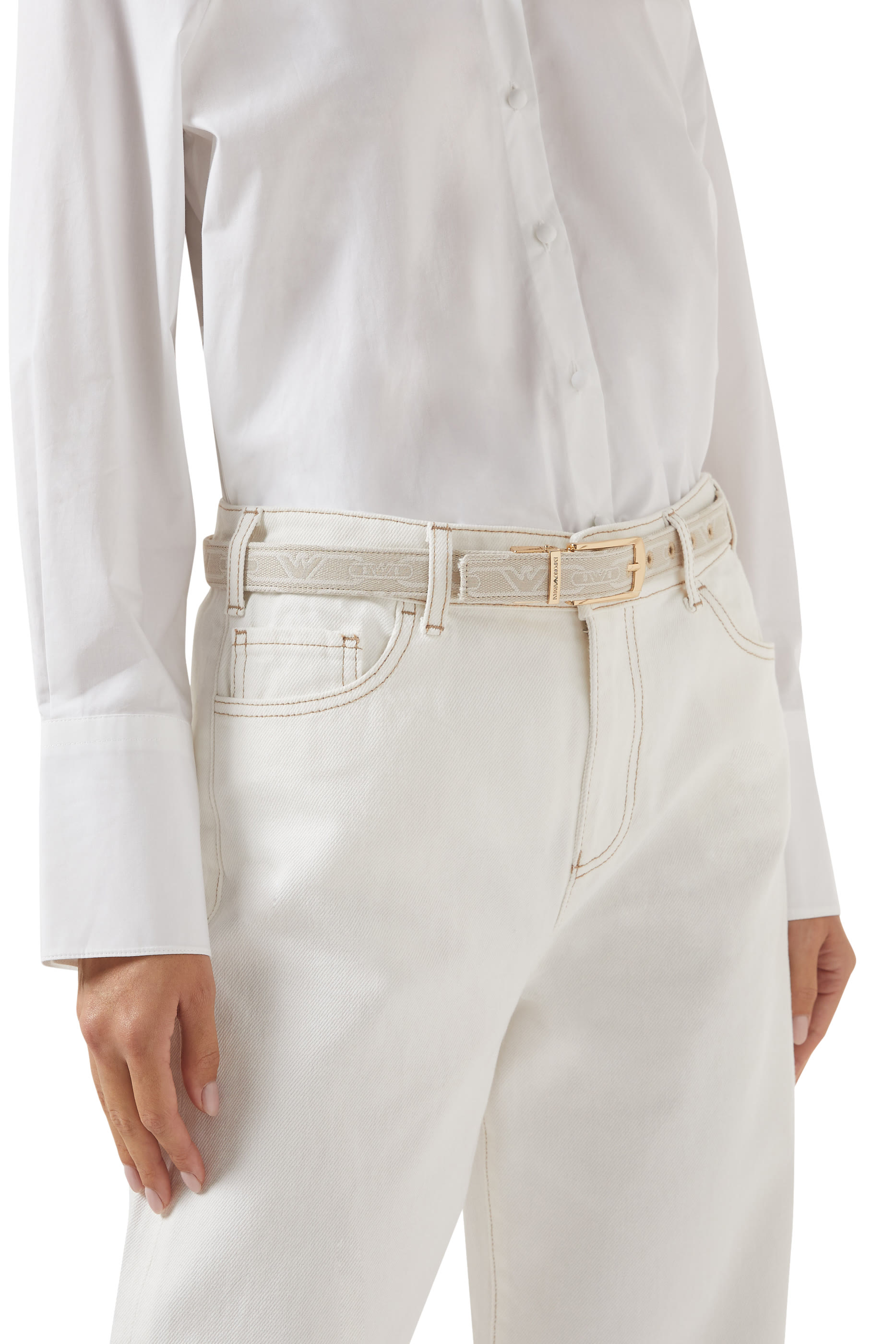 Logo Reversible Leather Belt