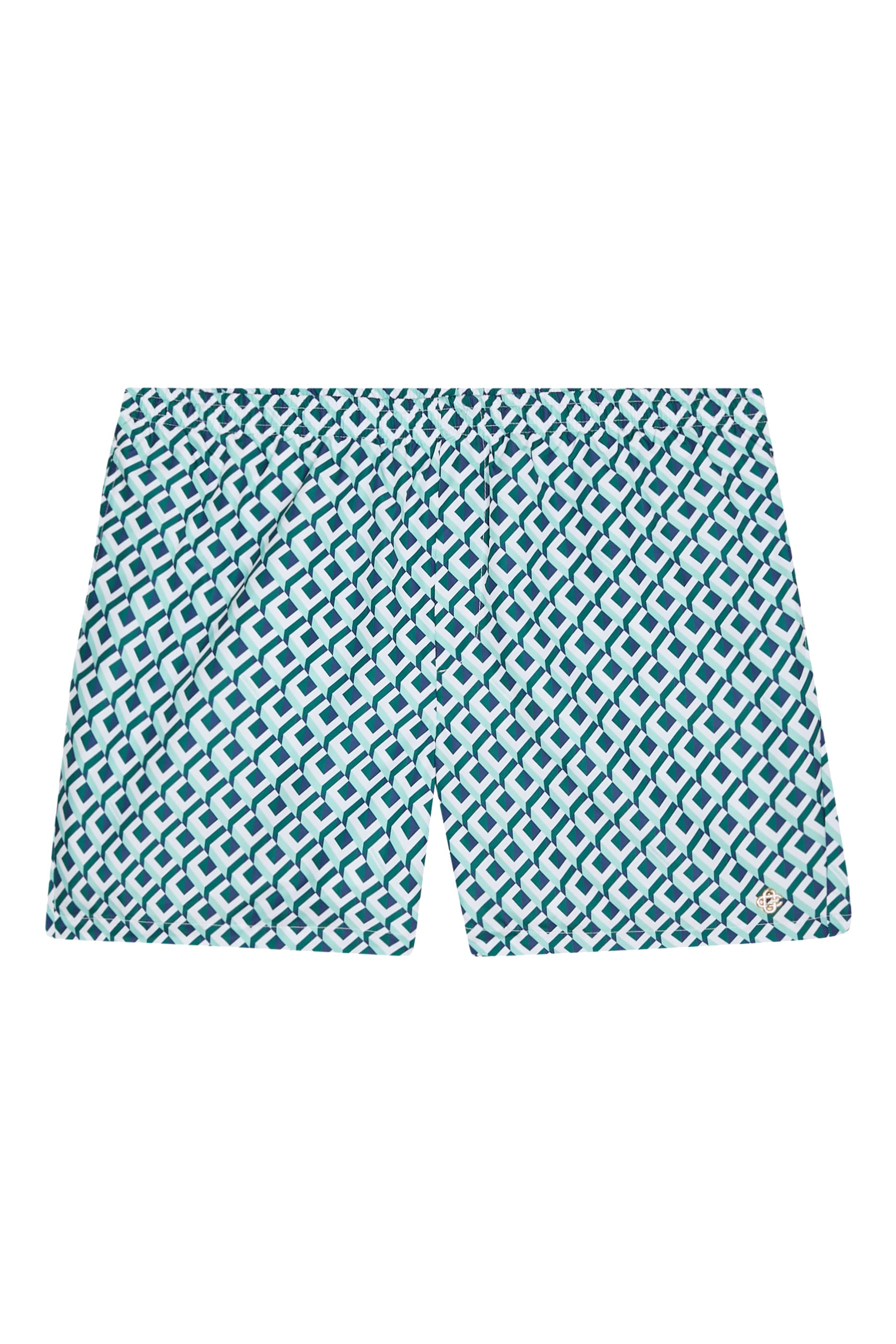 Cubist Monogram Printed Swim Shorts