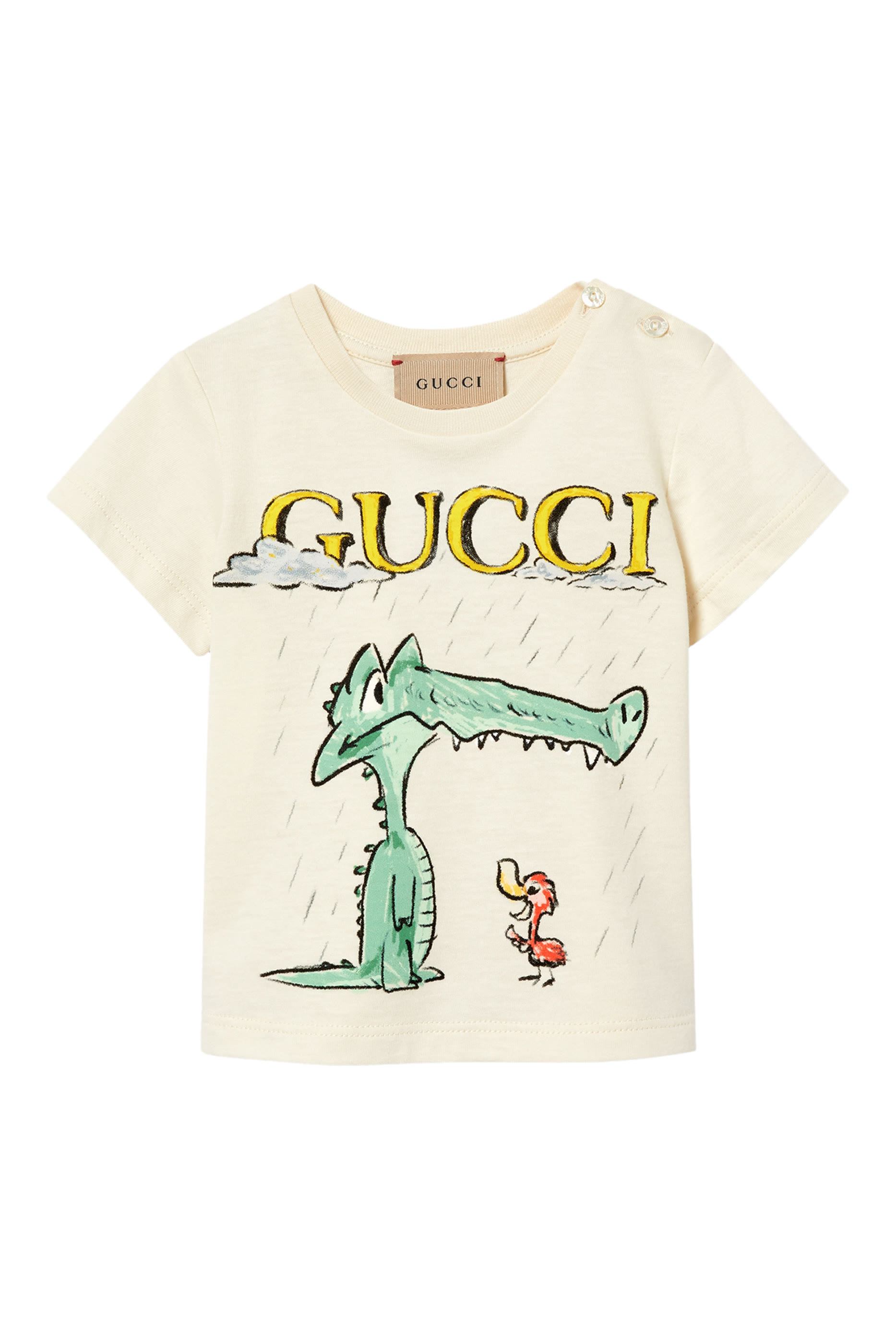 Kids Logo Graphic Cotton T-Shirt
