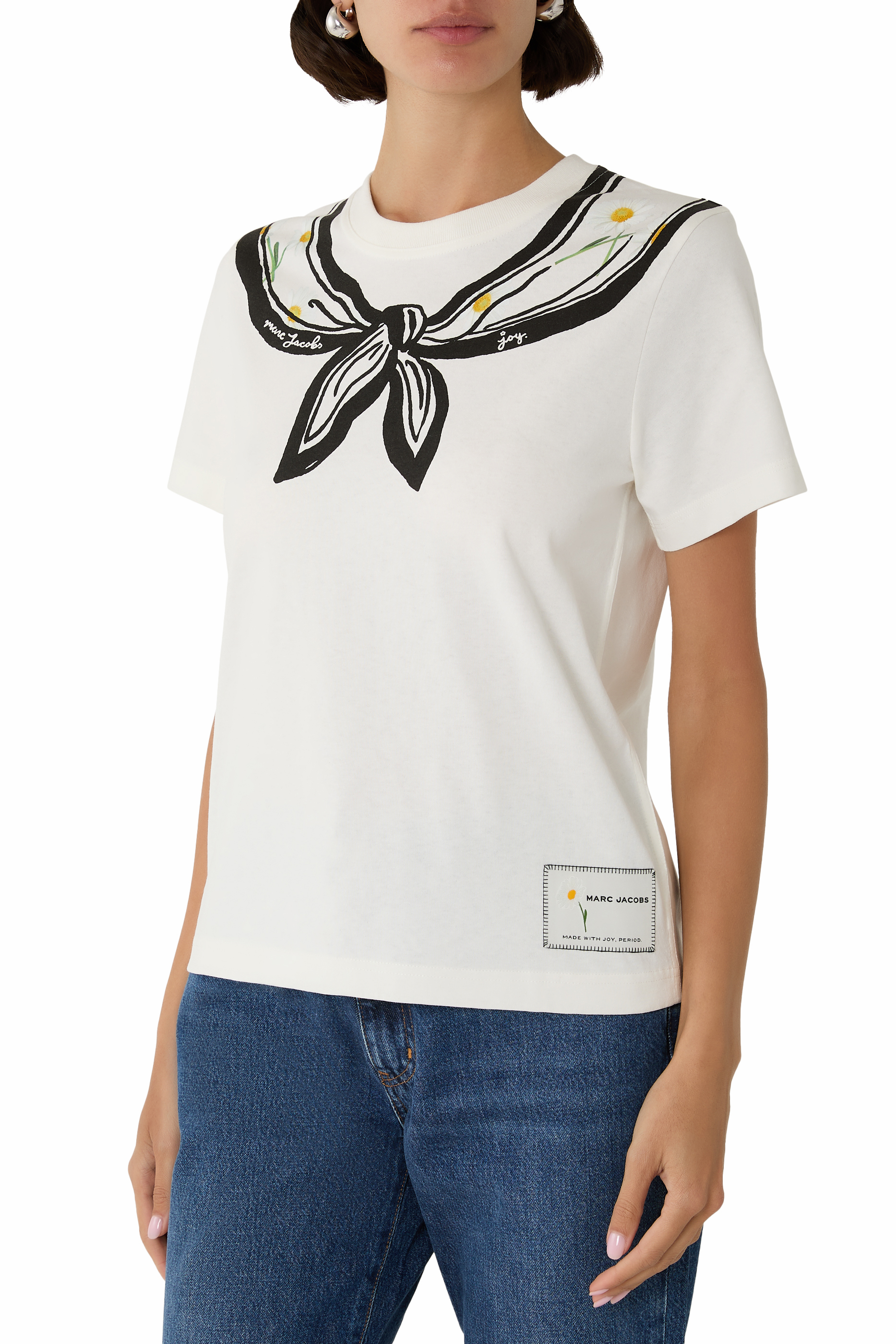 Kids Trompe L'Oeil Scarf T-Shirt