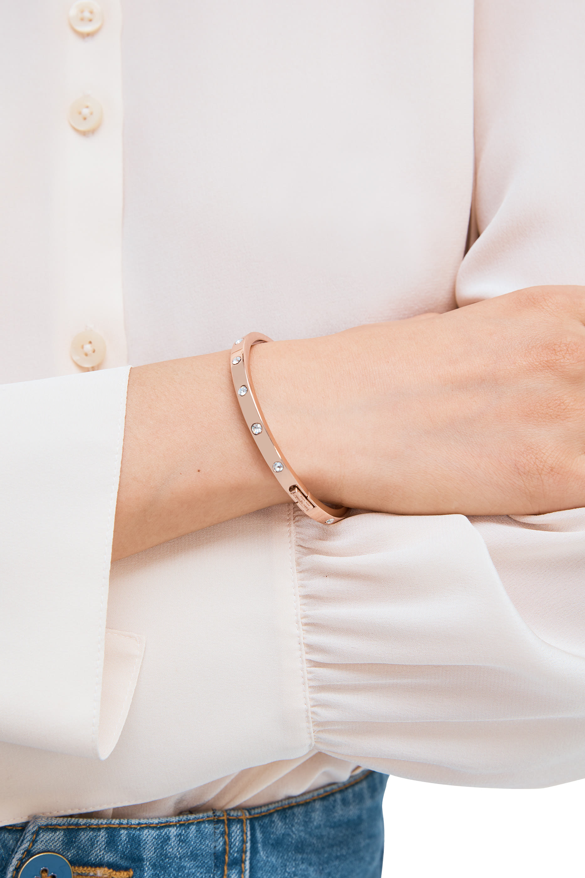 Set in Stone Hinged Bangle