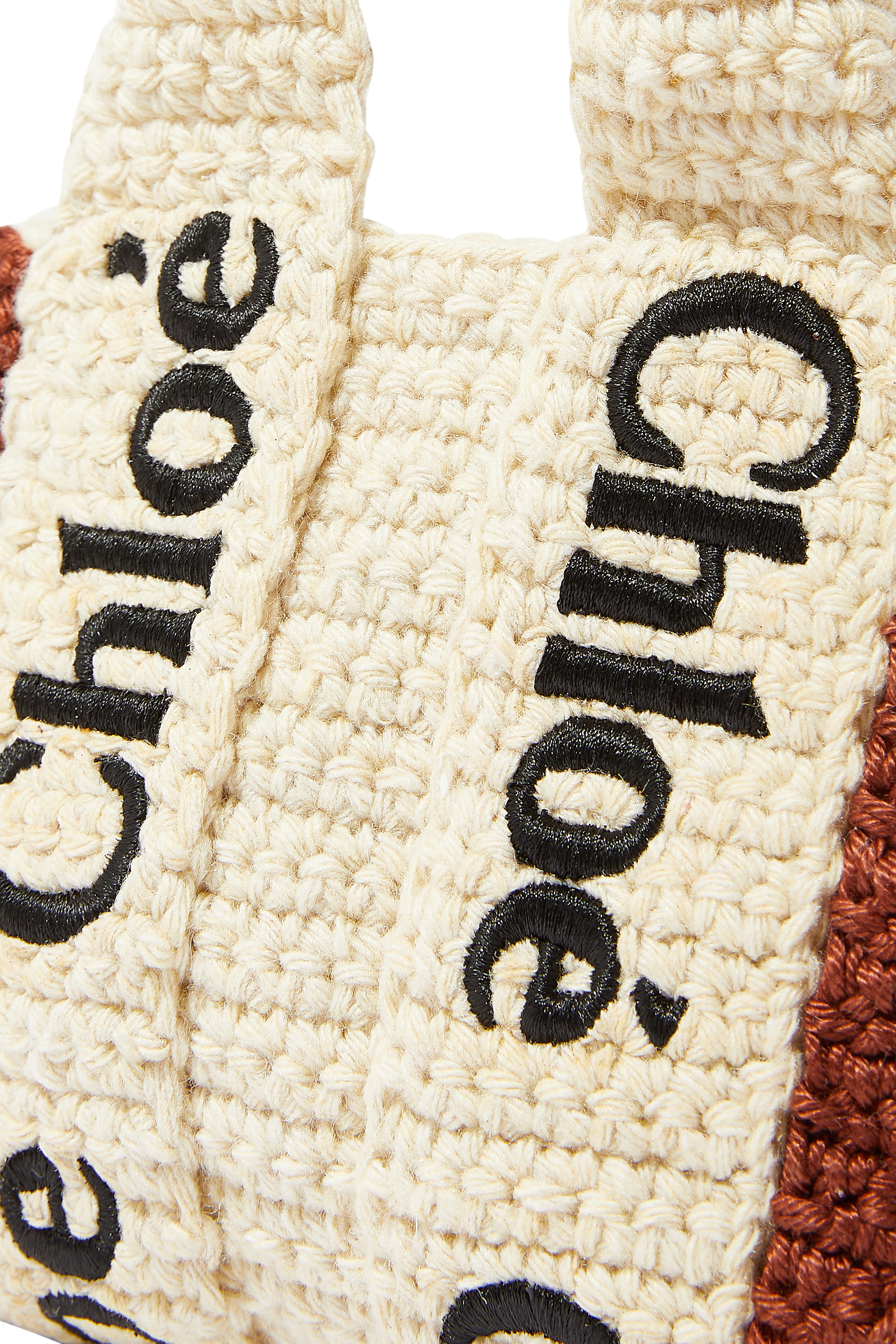 Woody Nano Crochet Tote Bag