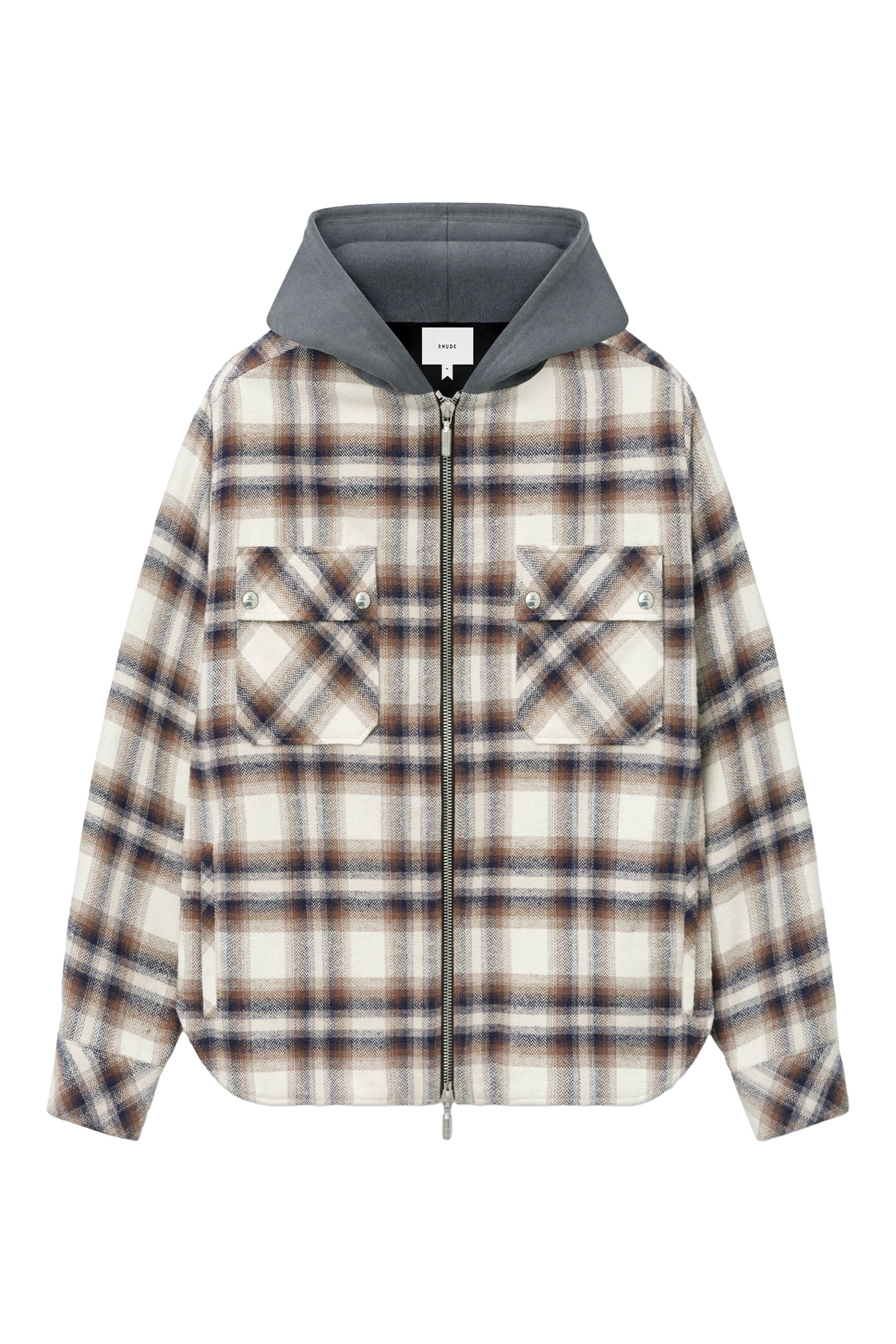 Hooded Flannel Jacket