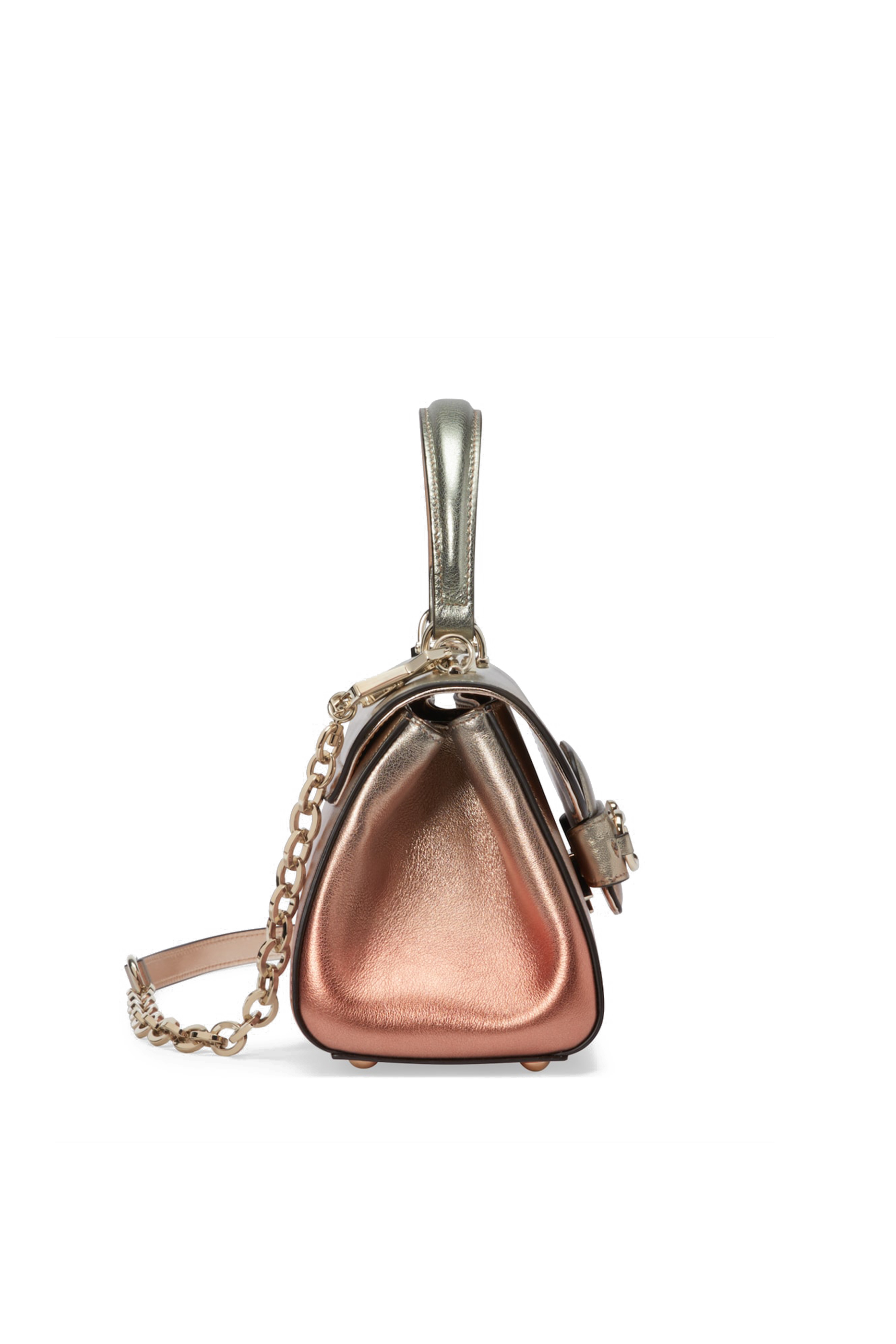 Horsebit Top Handle Bag