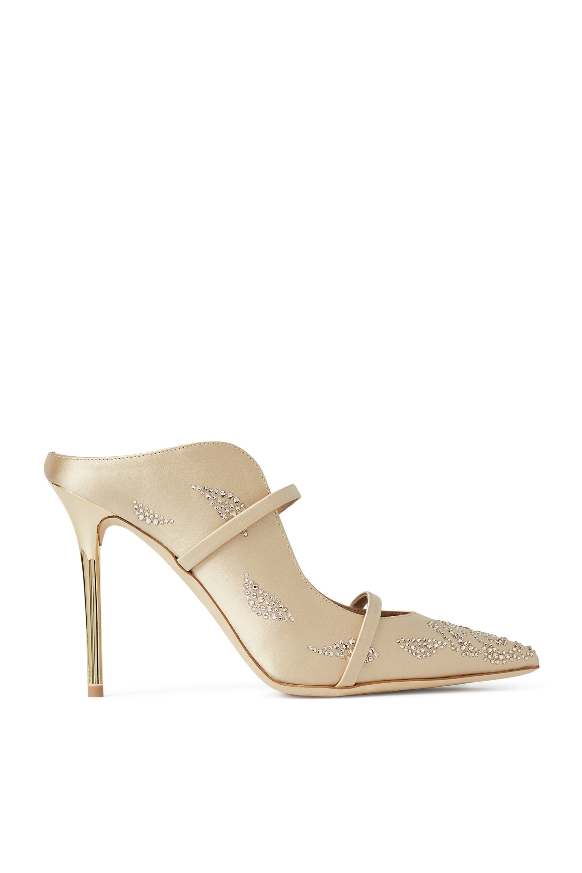 Maureen 100 Crystal-Embellished Mules