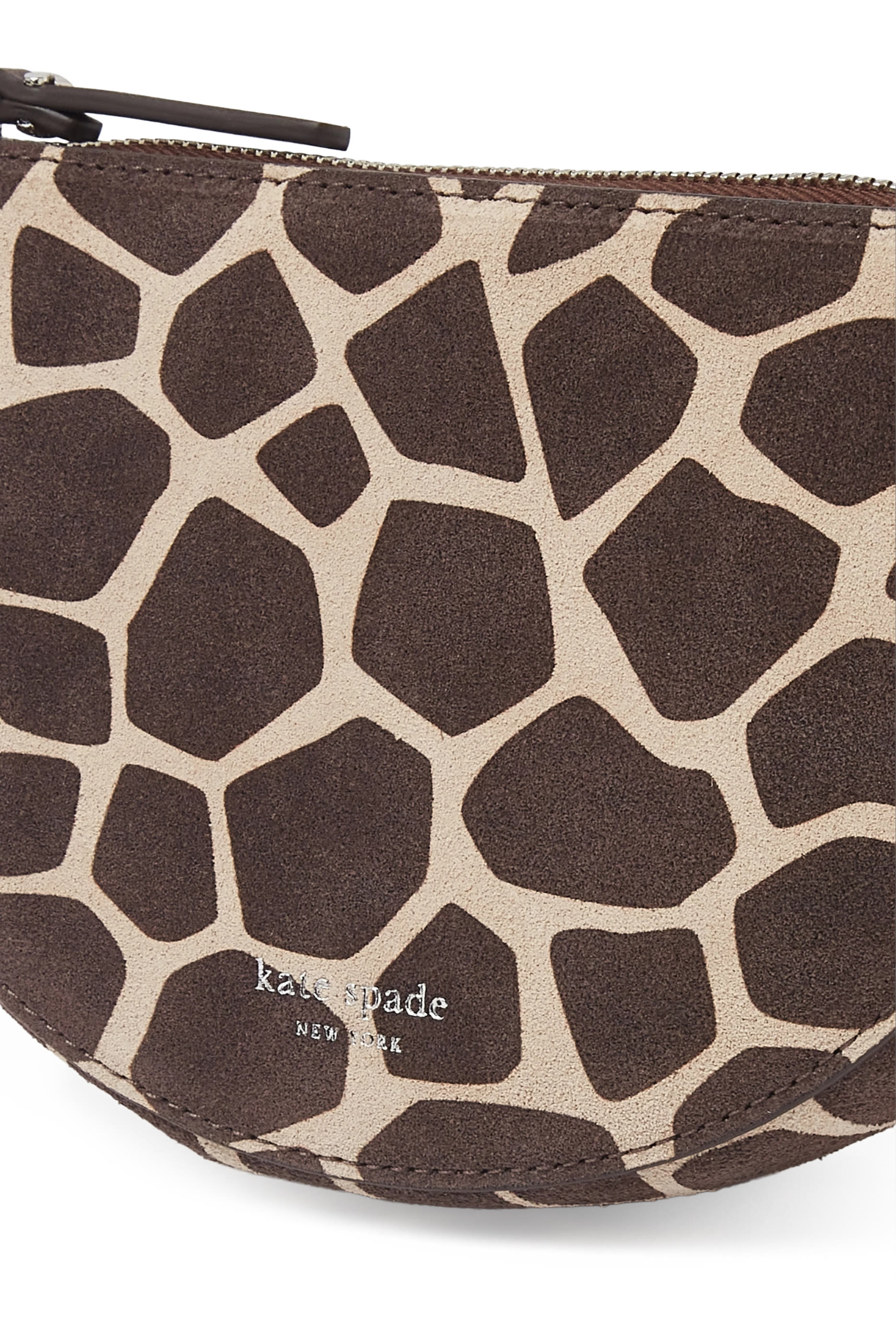 Wink Giraffe Suede Wristlet 