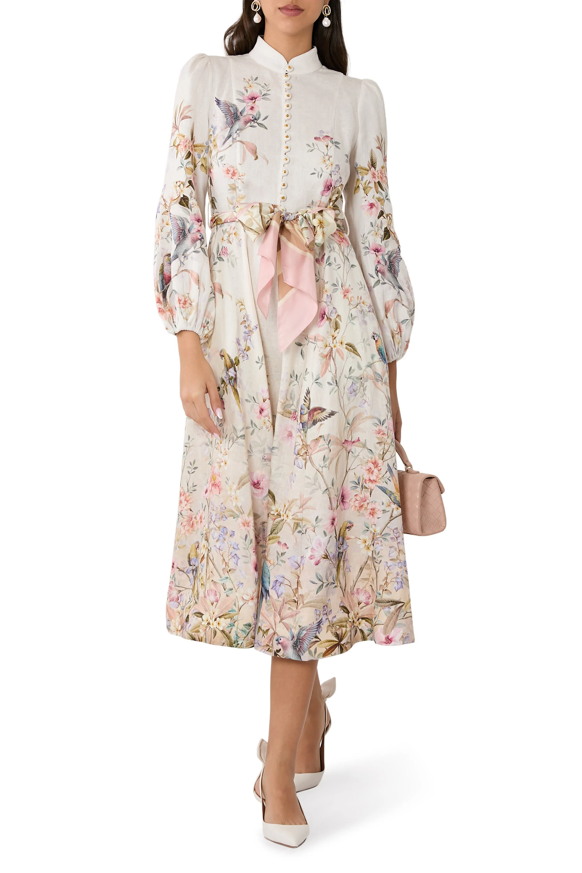 Rebellion Button Midi Dress