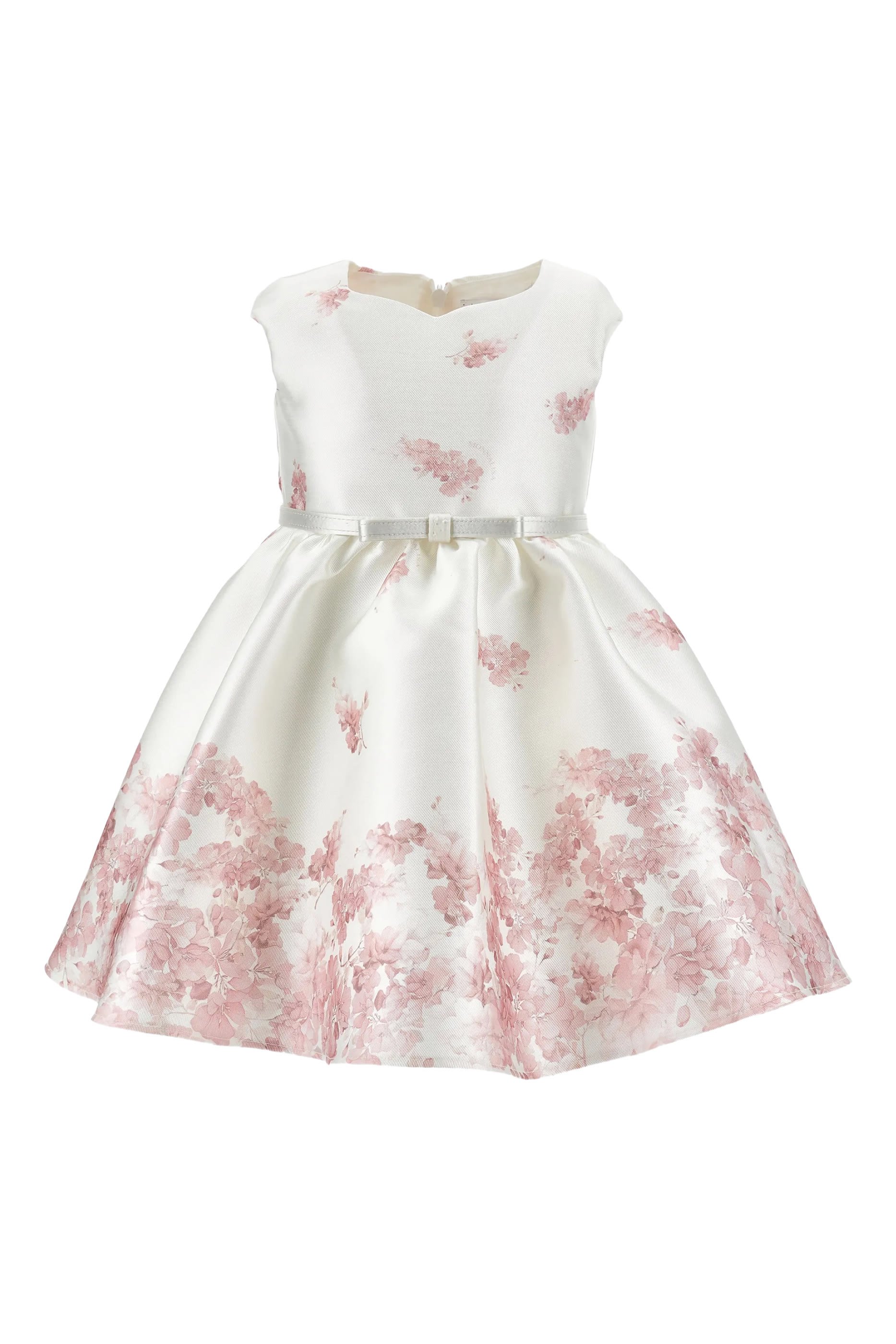 Kids Floral Belt Dress