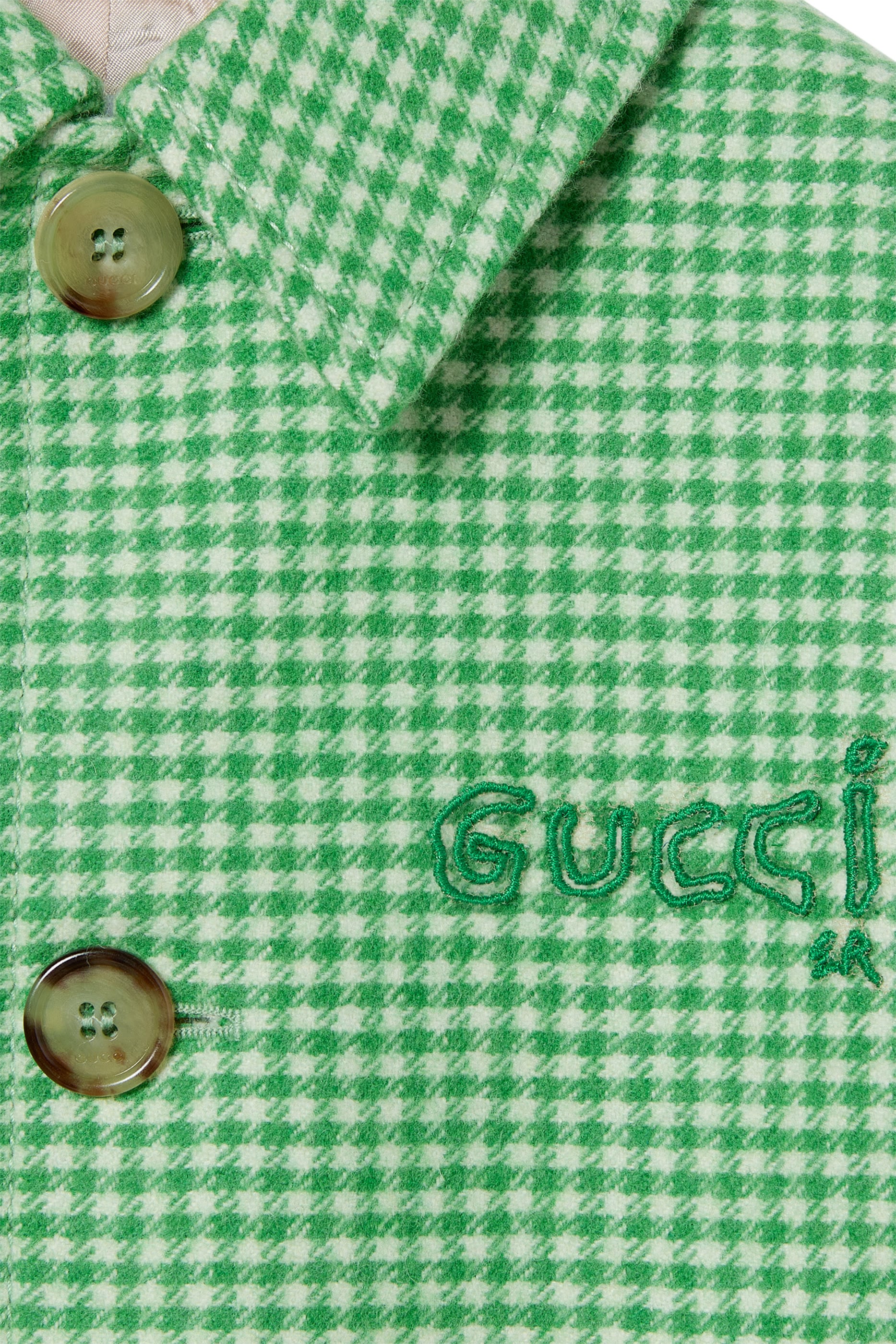 Kids Gingham Coat 