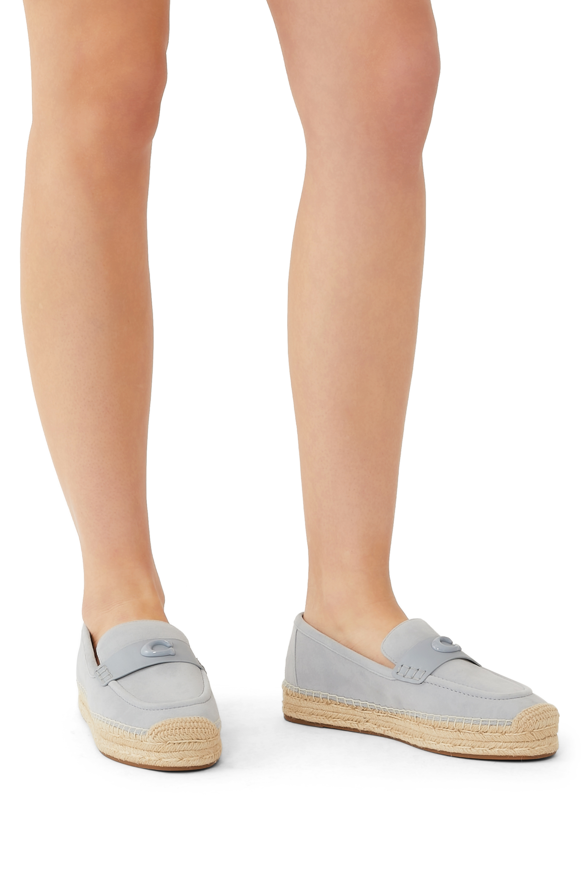 Camilla Monogram Suede Espadrilles