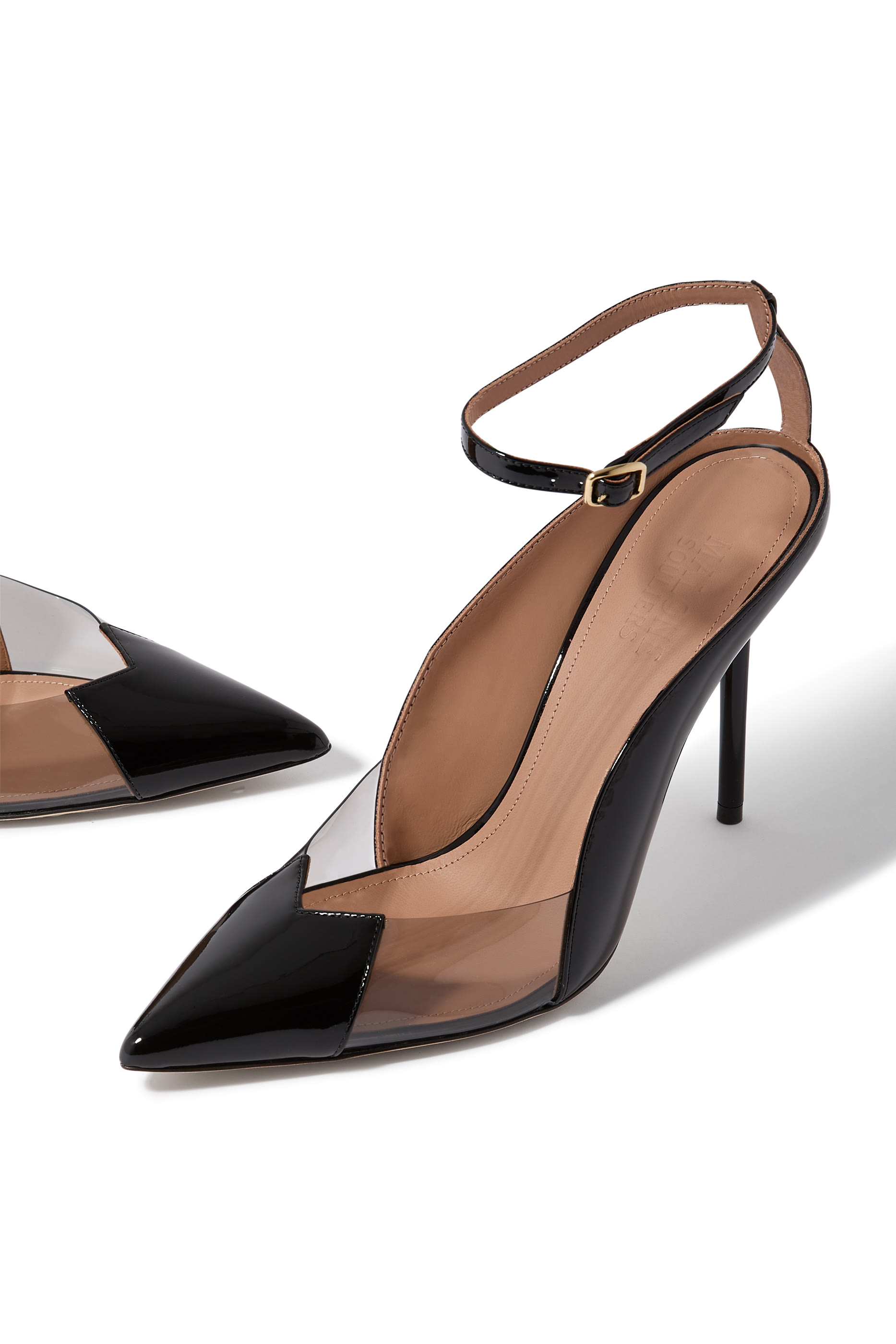 Malia Patent PVC 100 Pumps