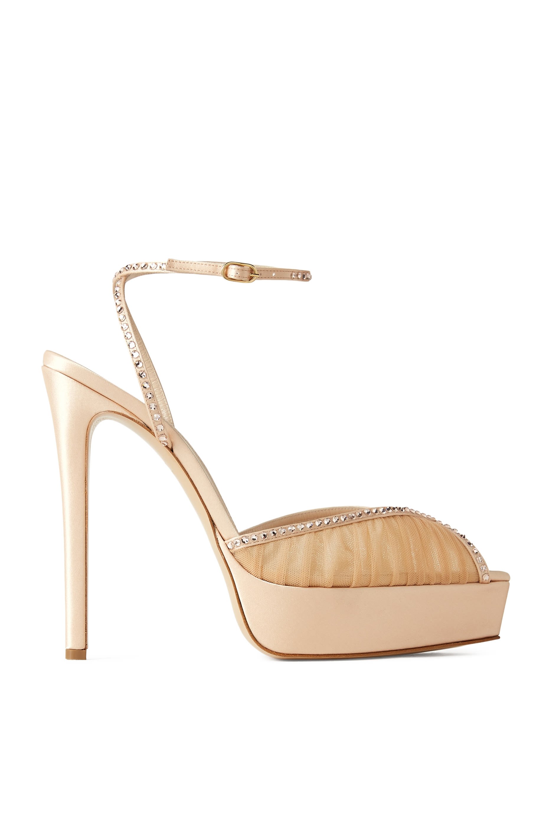 Katy 105 Tulle Platform Sandals