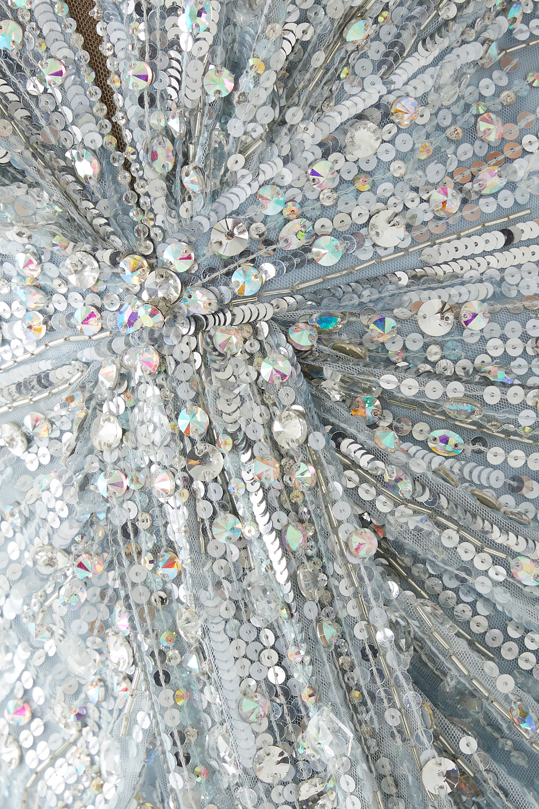 Sequin-Embellished Gown