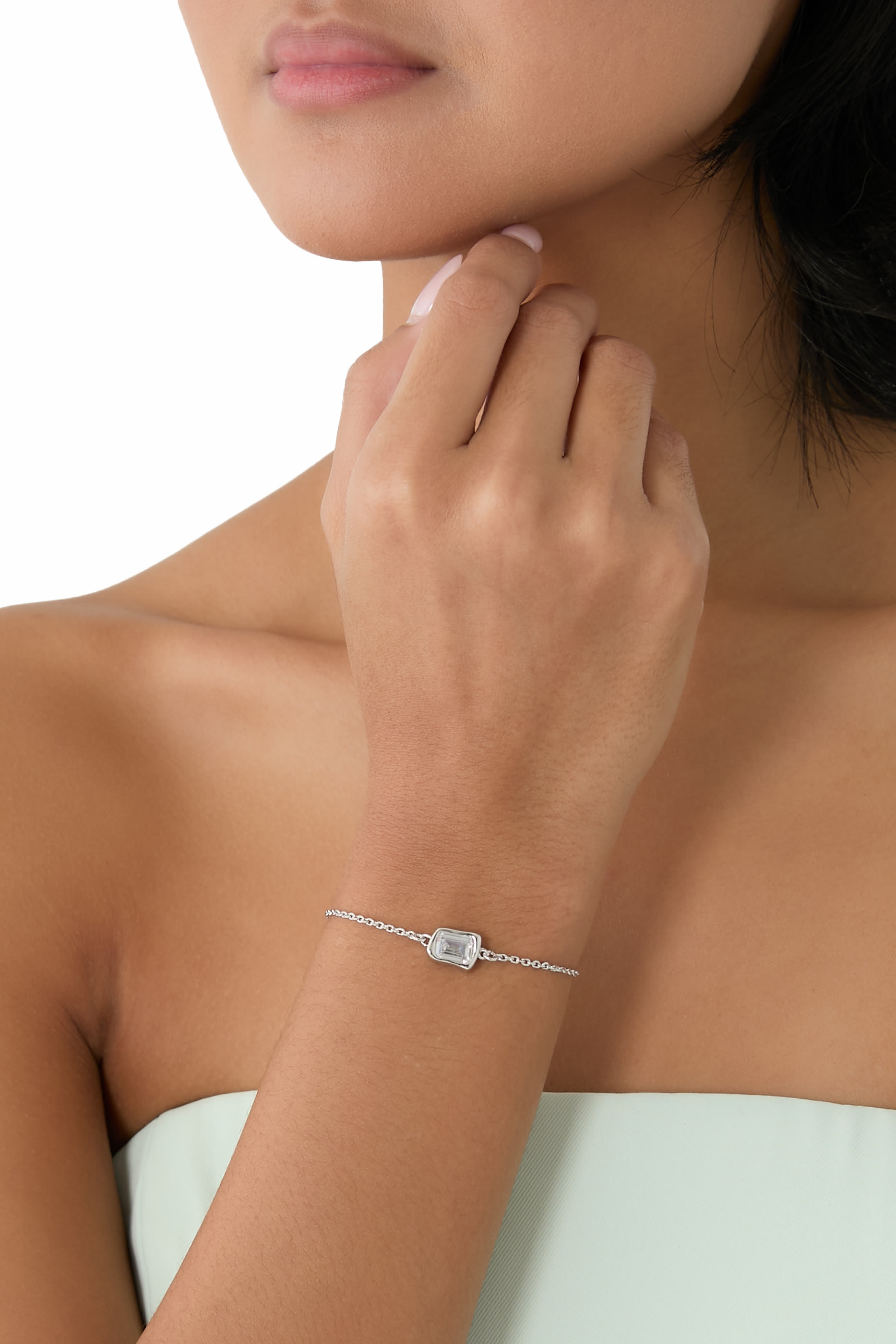 Molten Glass Solitaire Bracelet