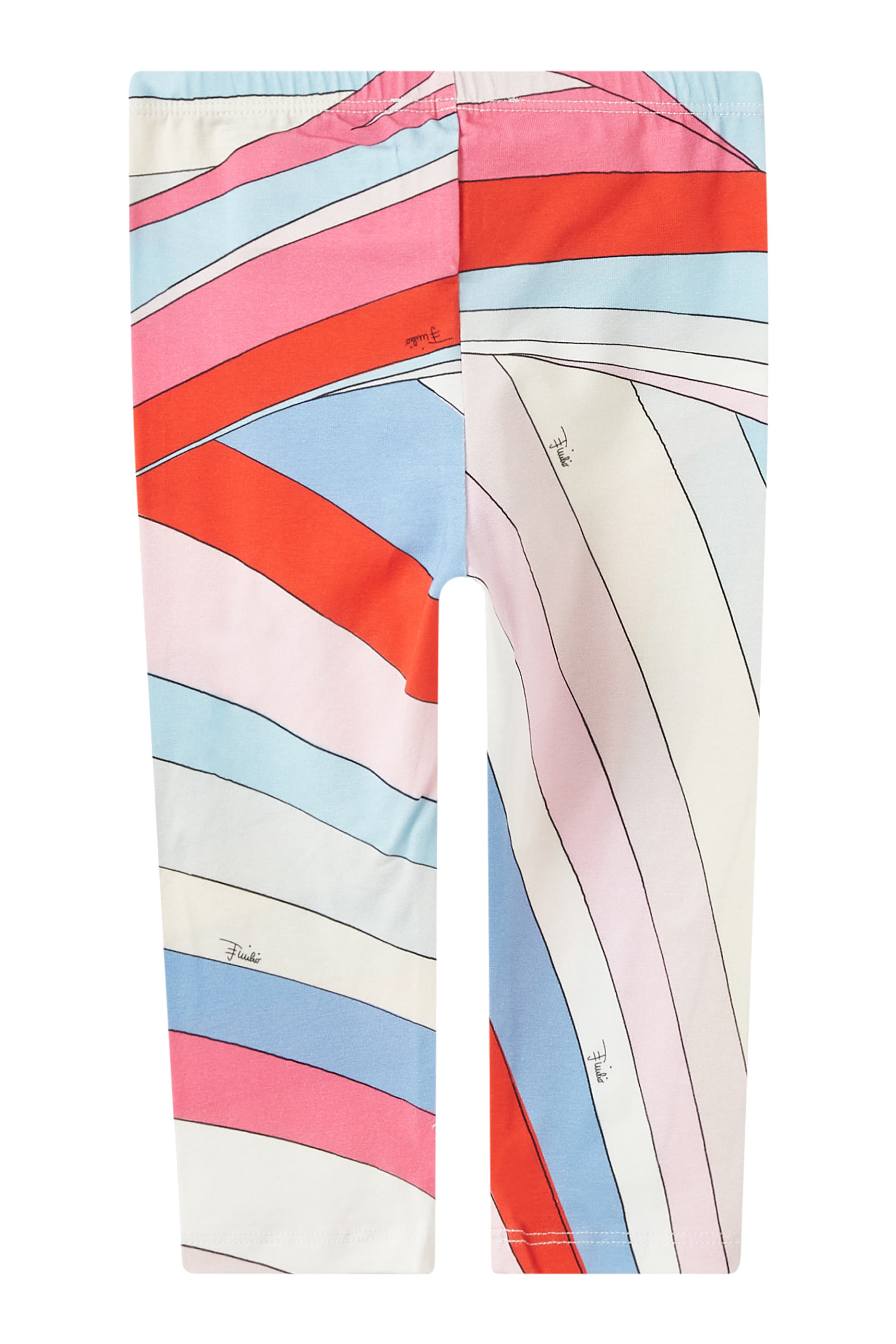 Kids Iride-Print Cotton Leggings