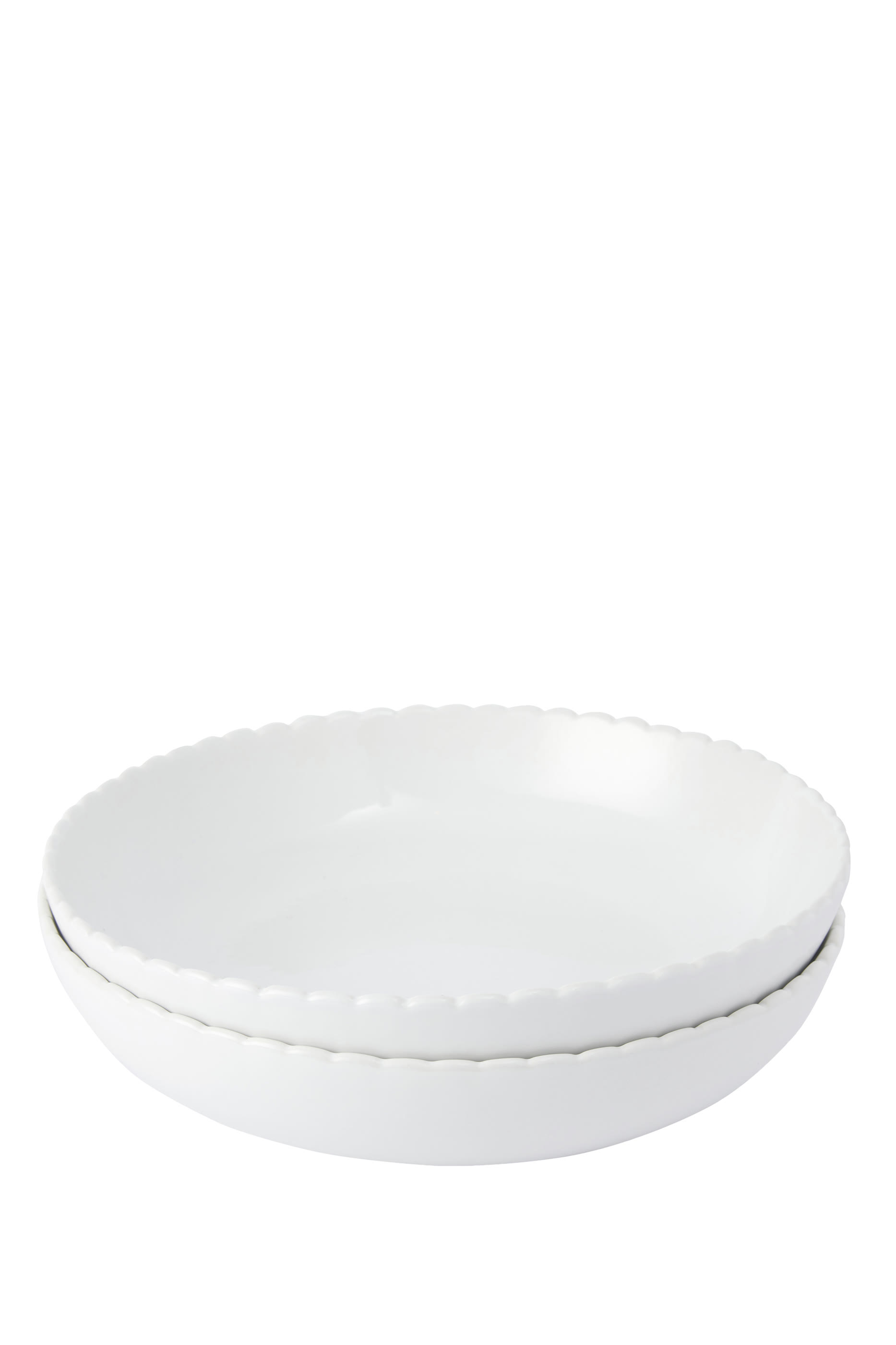 Scalloped Pasta Bowl Set