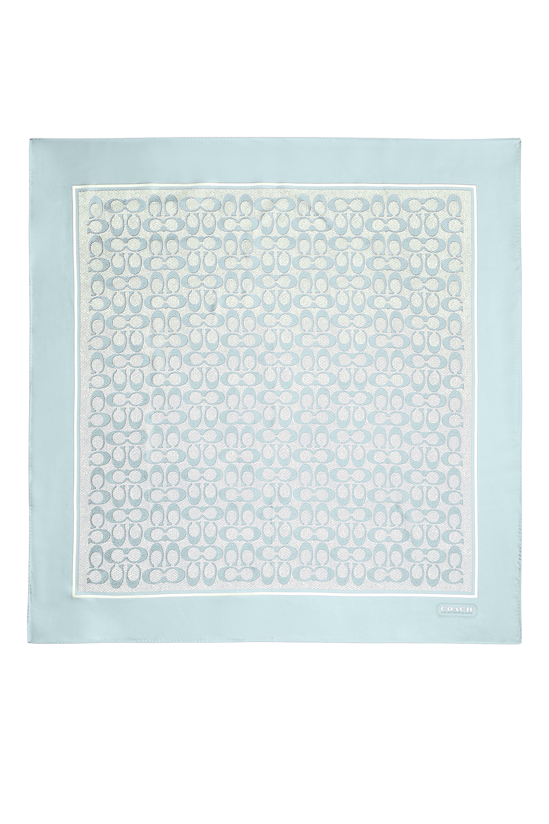 Vintage Signature Print Silk Square Scarf