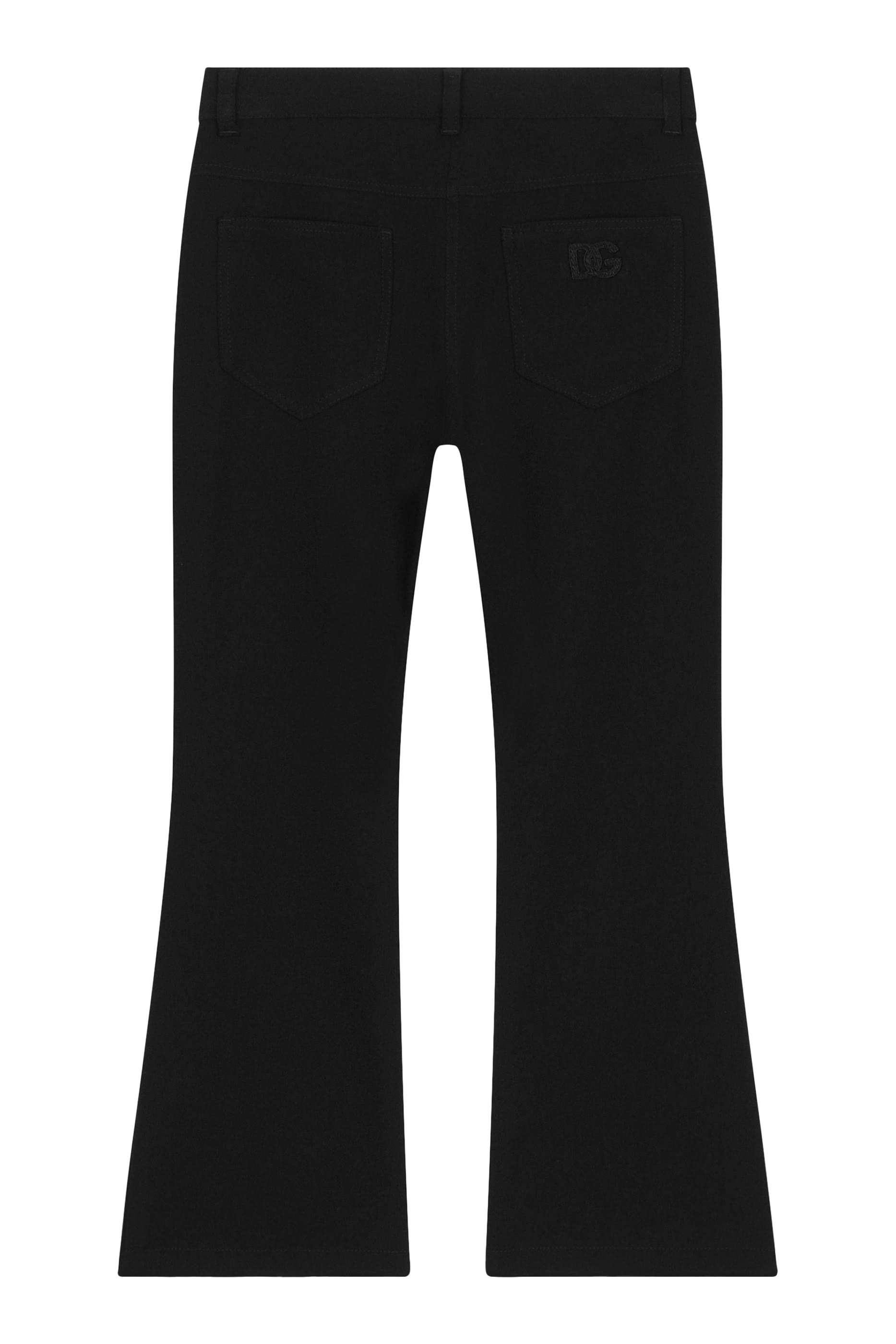 Kids DG Logo Flared Cady Pants