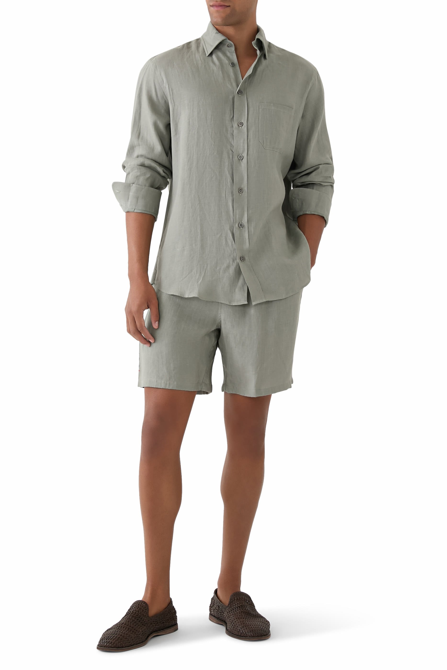 Hemp Fabric Swim Shorts