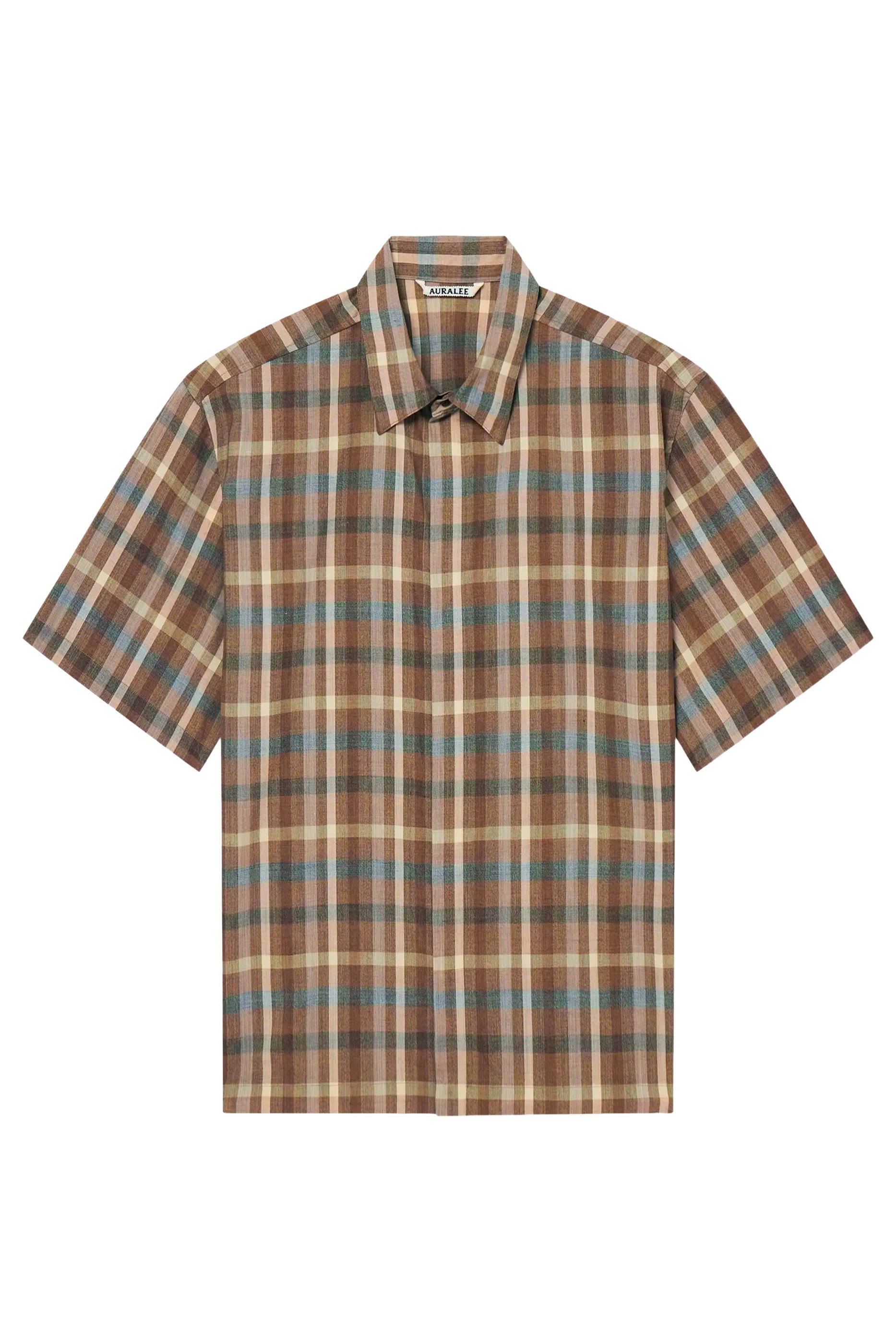 Super Fine Tropical Wool Check Shirt
