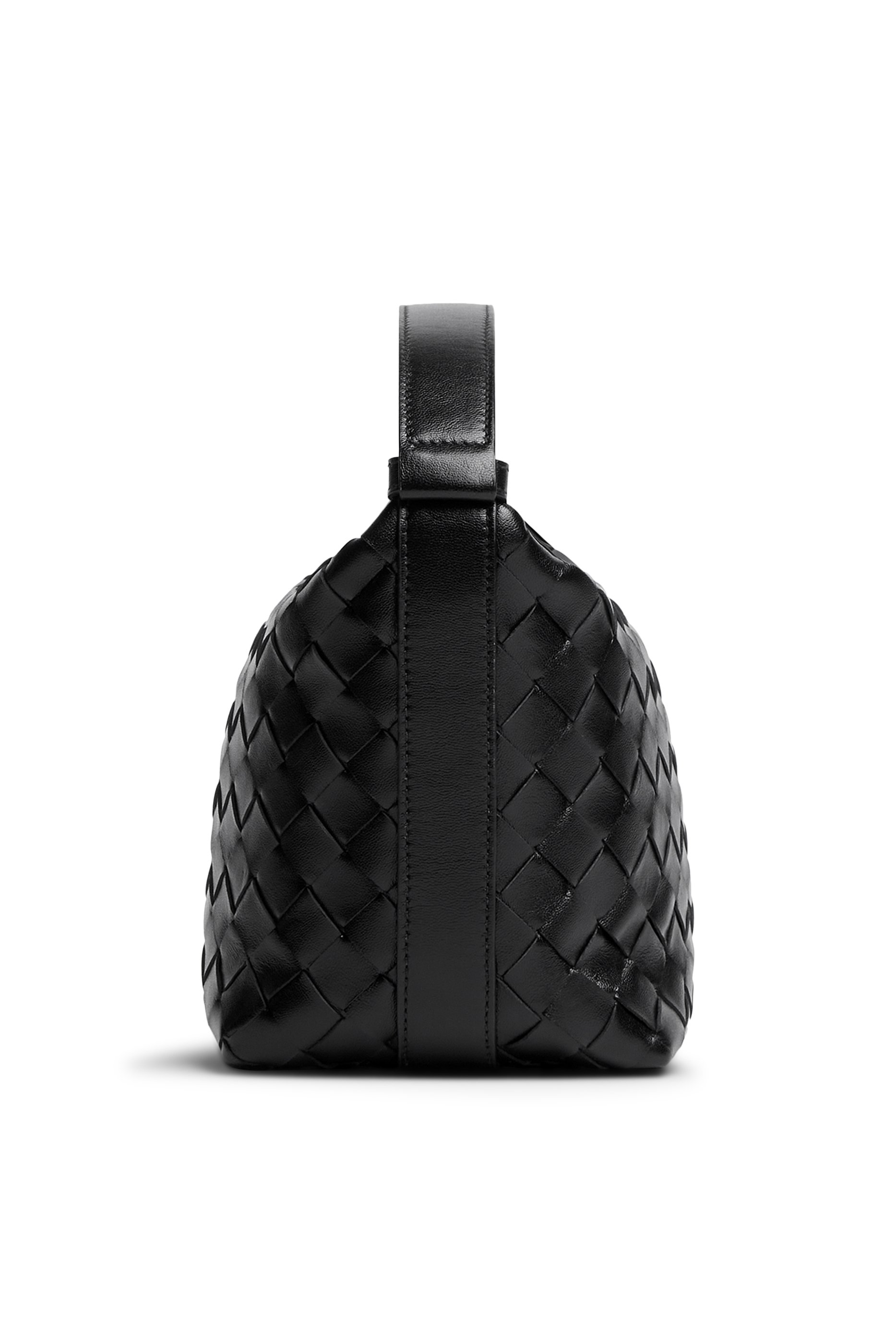 Mini Wallace Intrecciato Leather Shoulder Bag