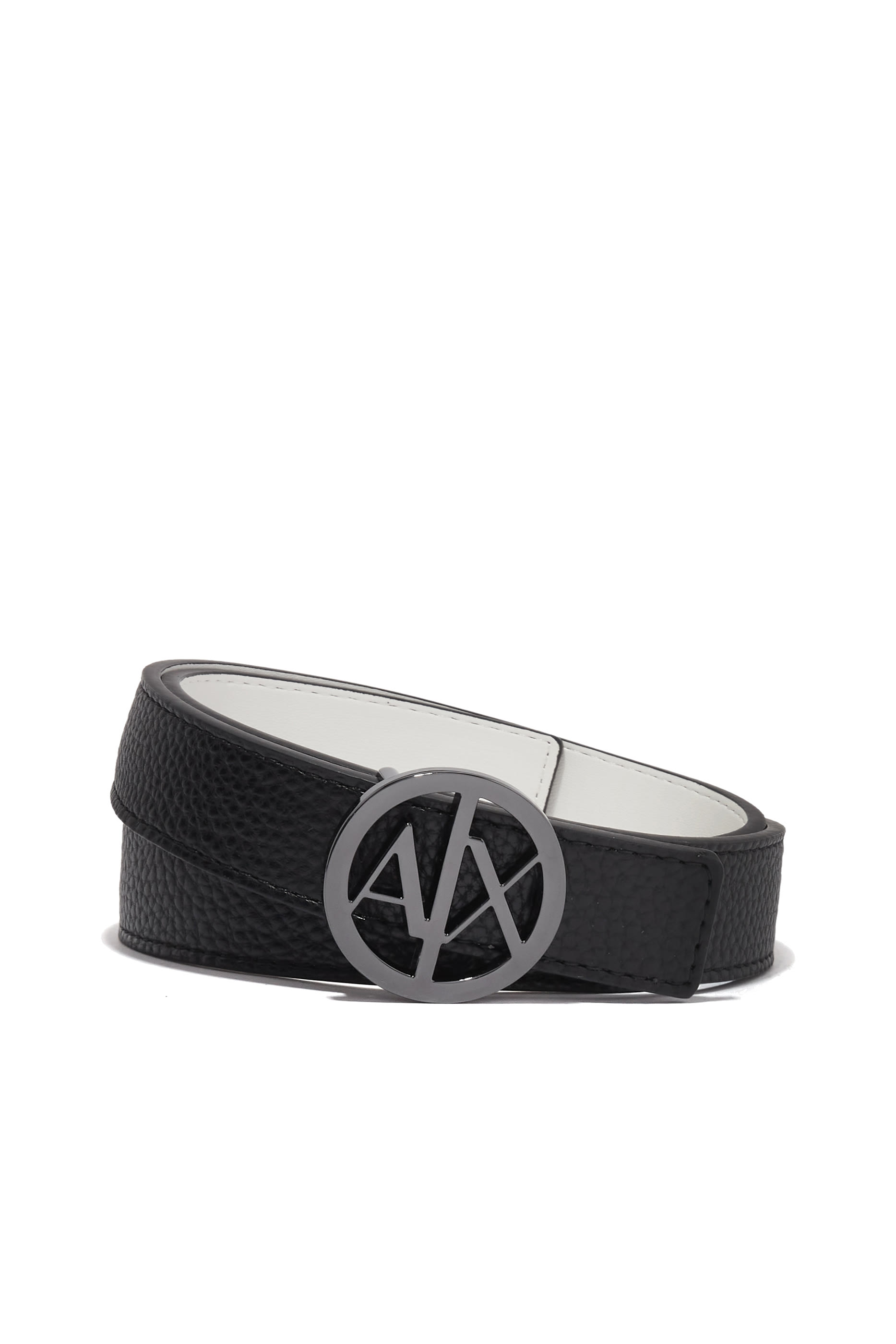 Reversible Round AX Logo Belt