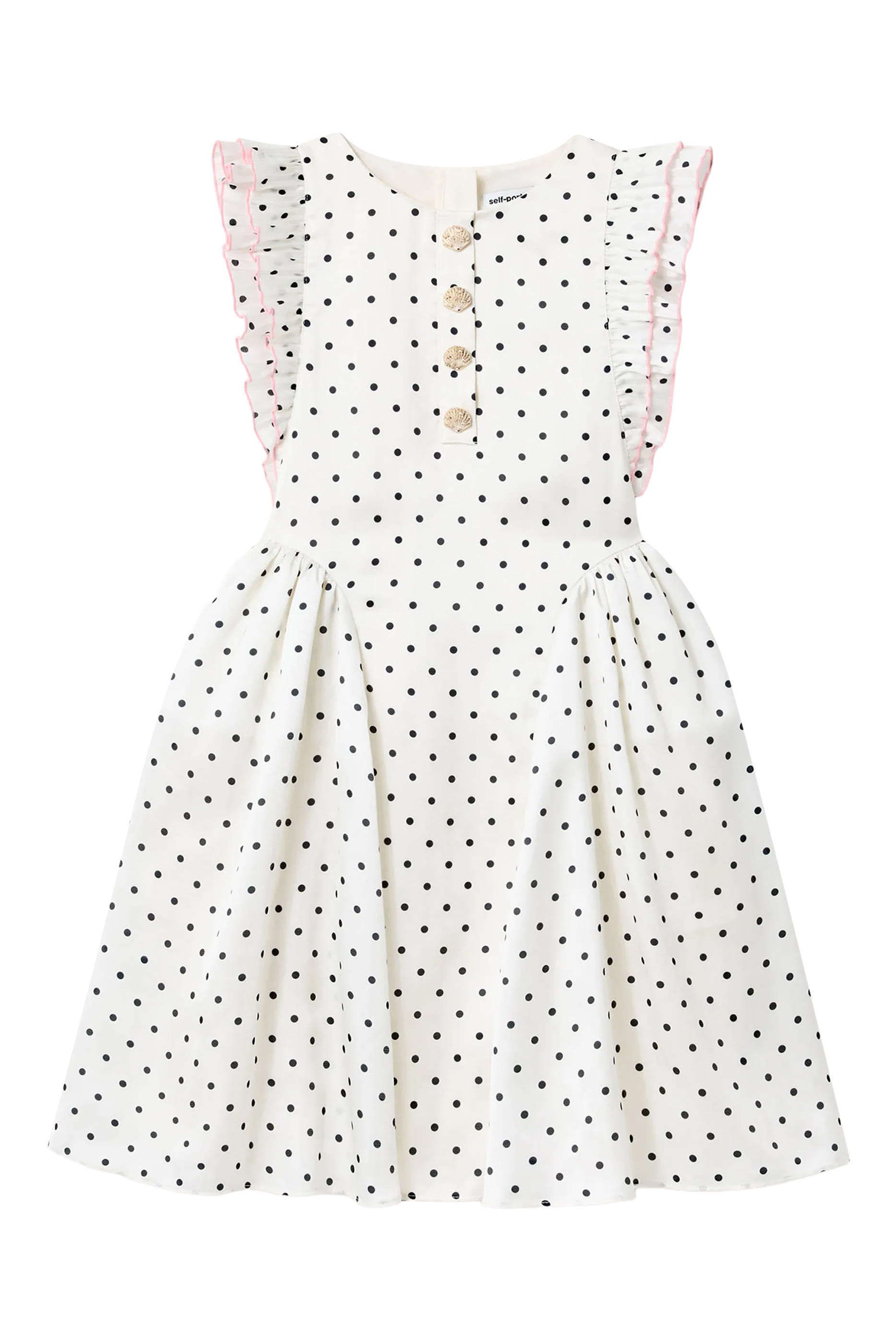 Kids Polka Dot Frill Dress