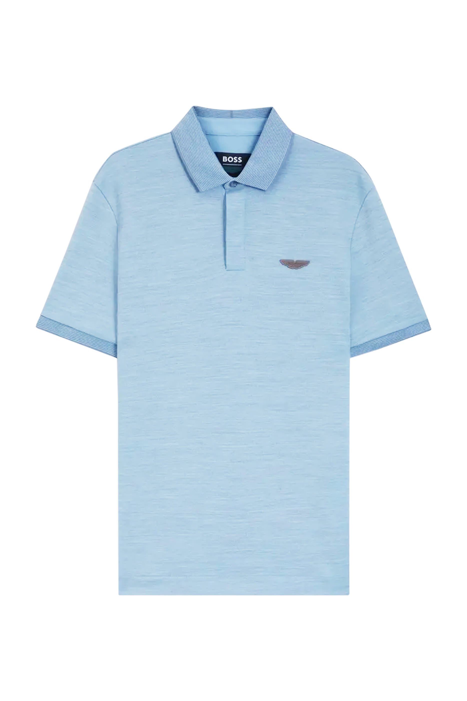 Regular Fit Cotton-Wool Piqu&eacute; Polo Shirt