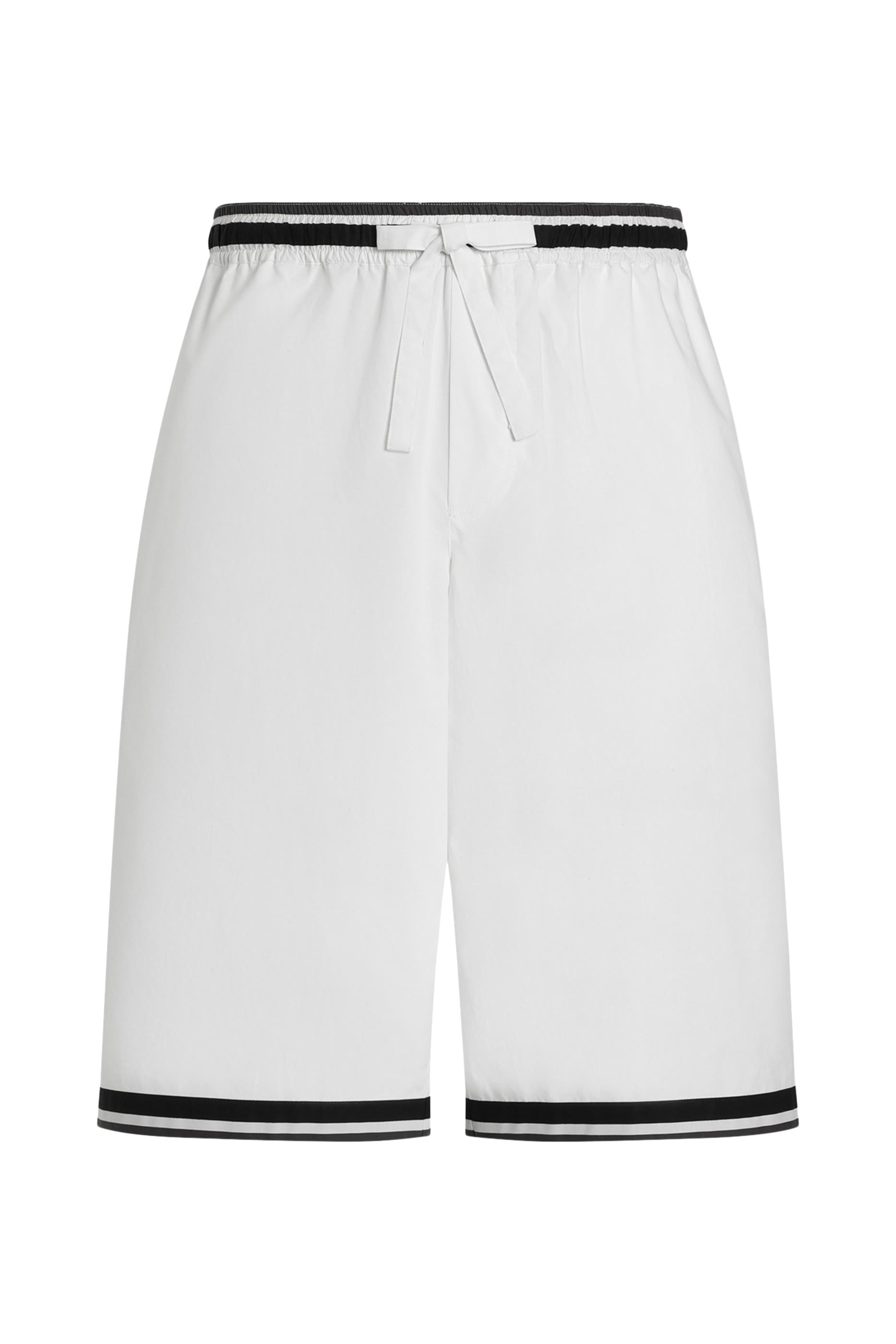 Majolica-Print Poplin Shorts