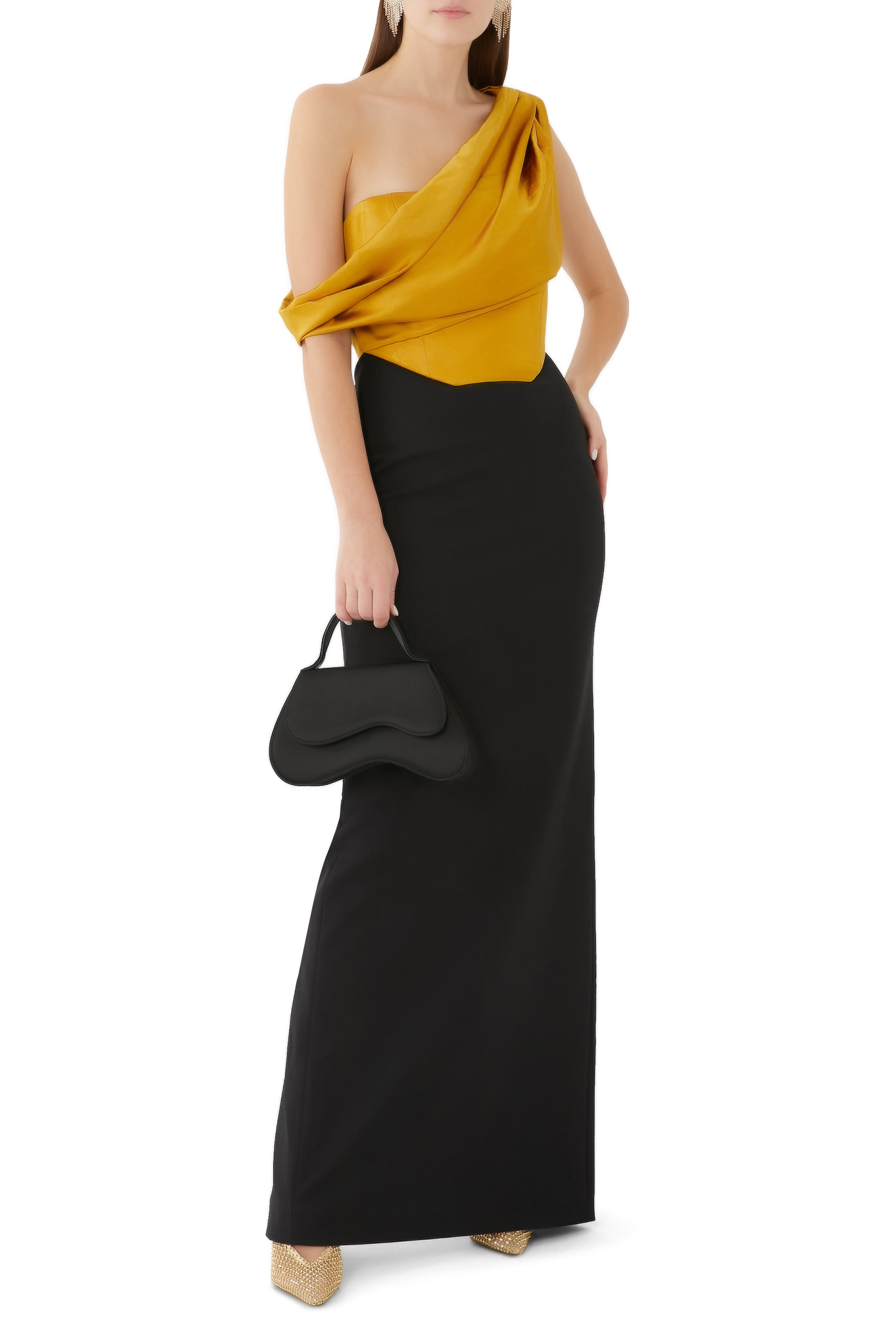 Kara Crepe Maxi Dress
